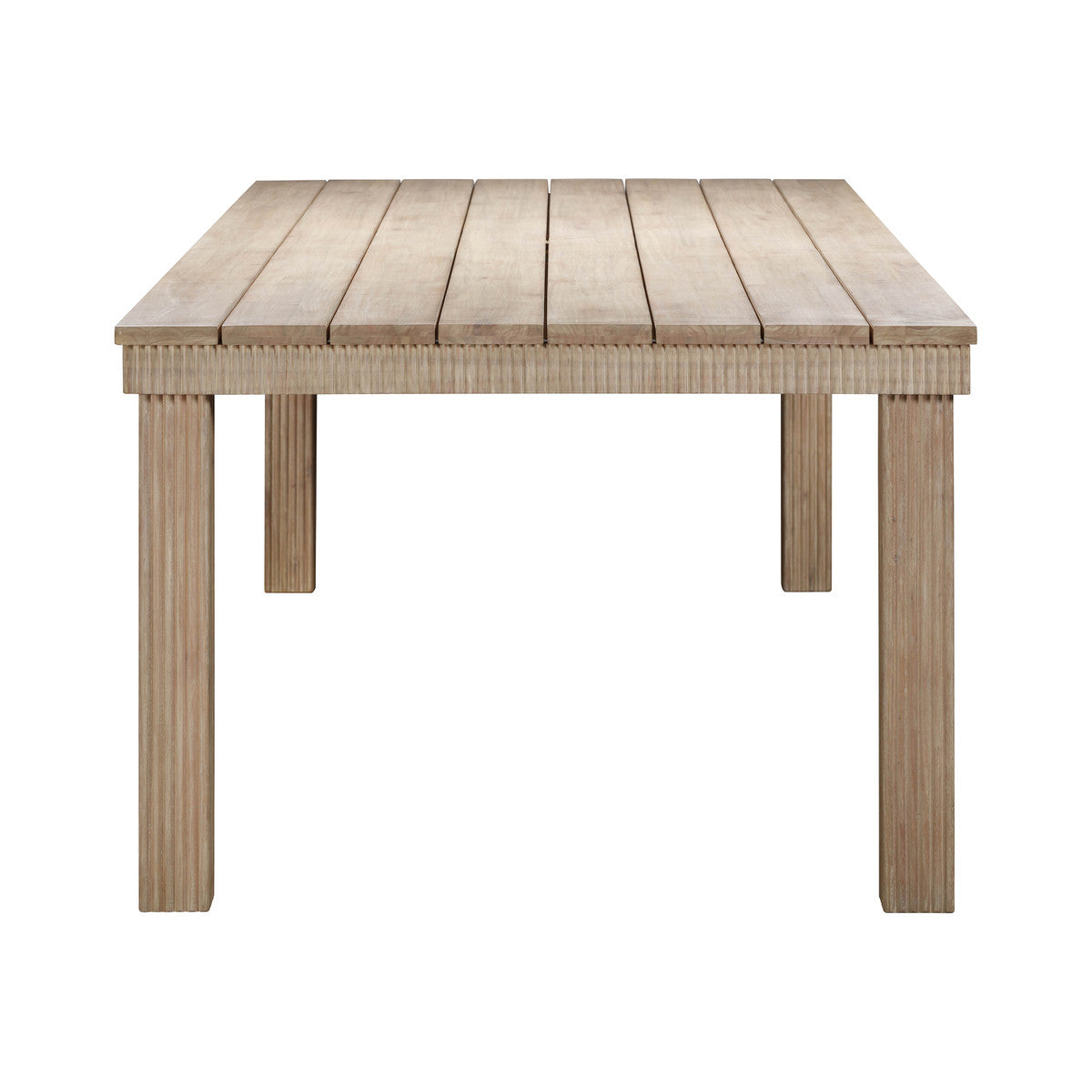 Table à manger rectangulaire d'extérieur Cassie Natural