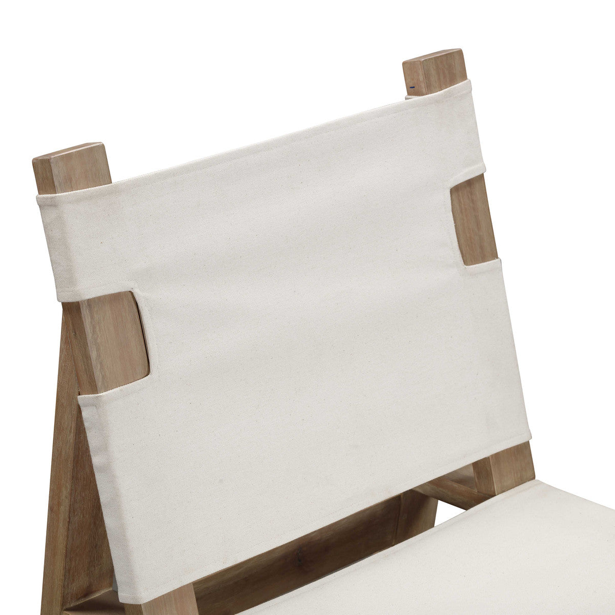 Chaise de salle à manger d'extérieur Cassie Cream - Lot de 2