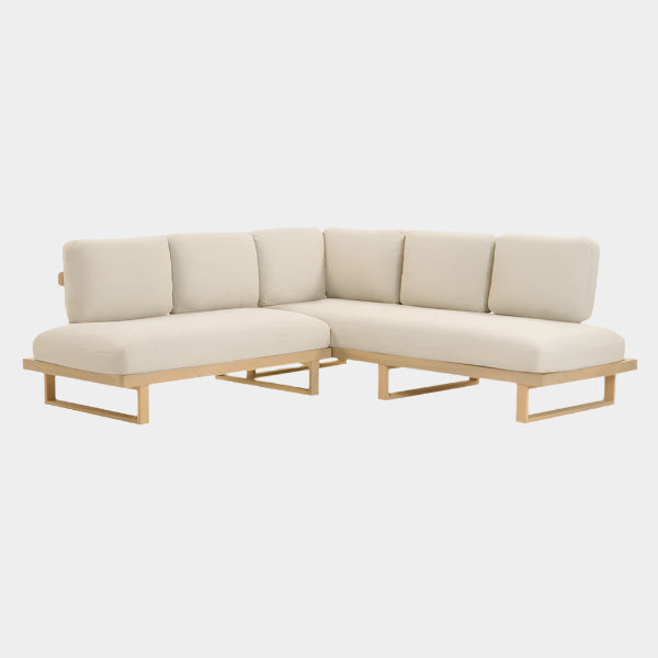 Evan Cream Outdoor L-Sectional