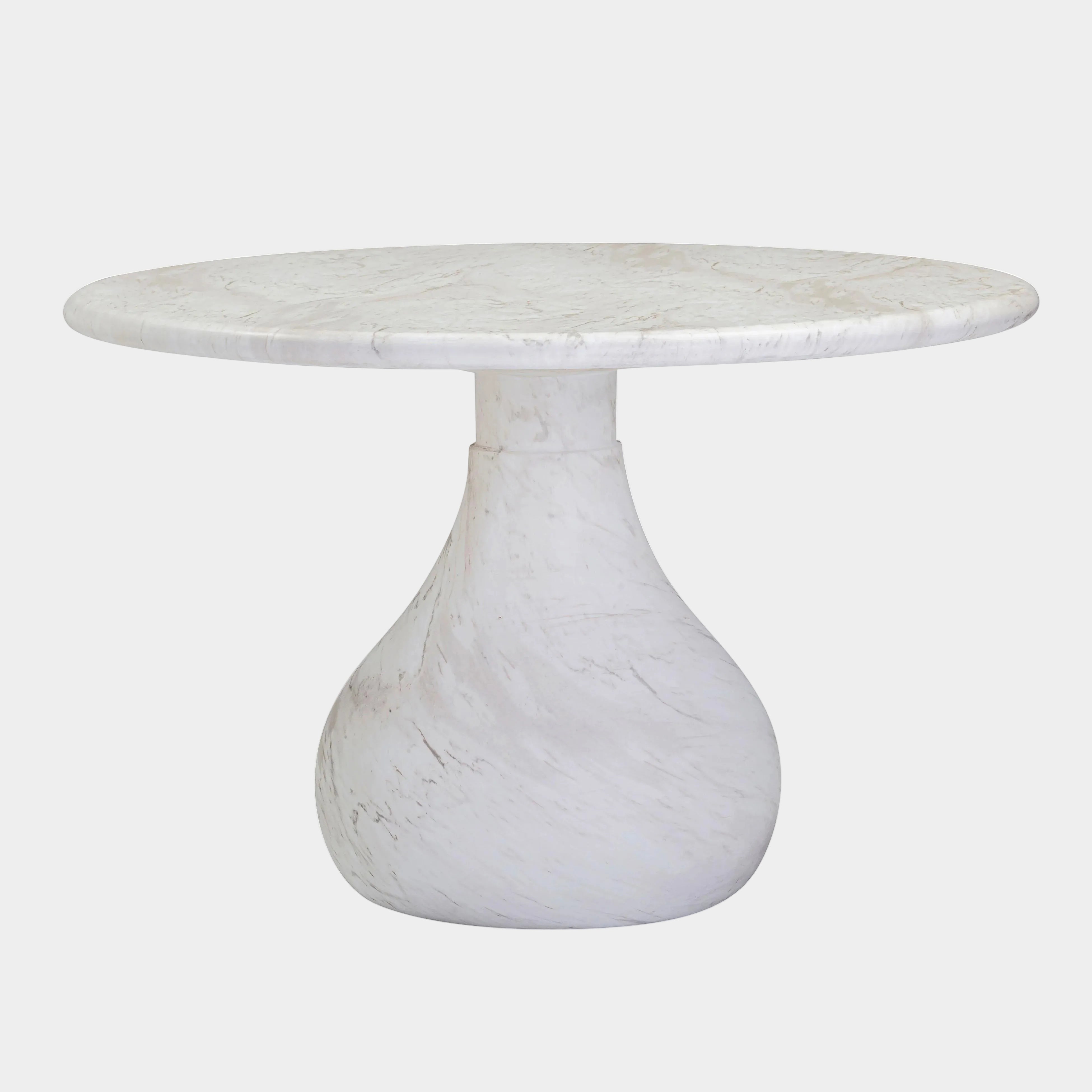 Smooch 47" Concrete Indoor/Outdoor Round Dining Table