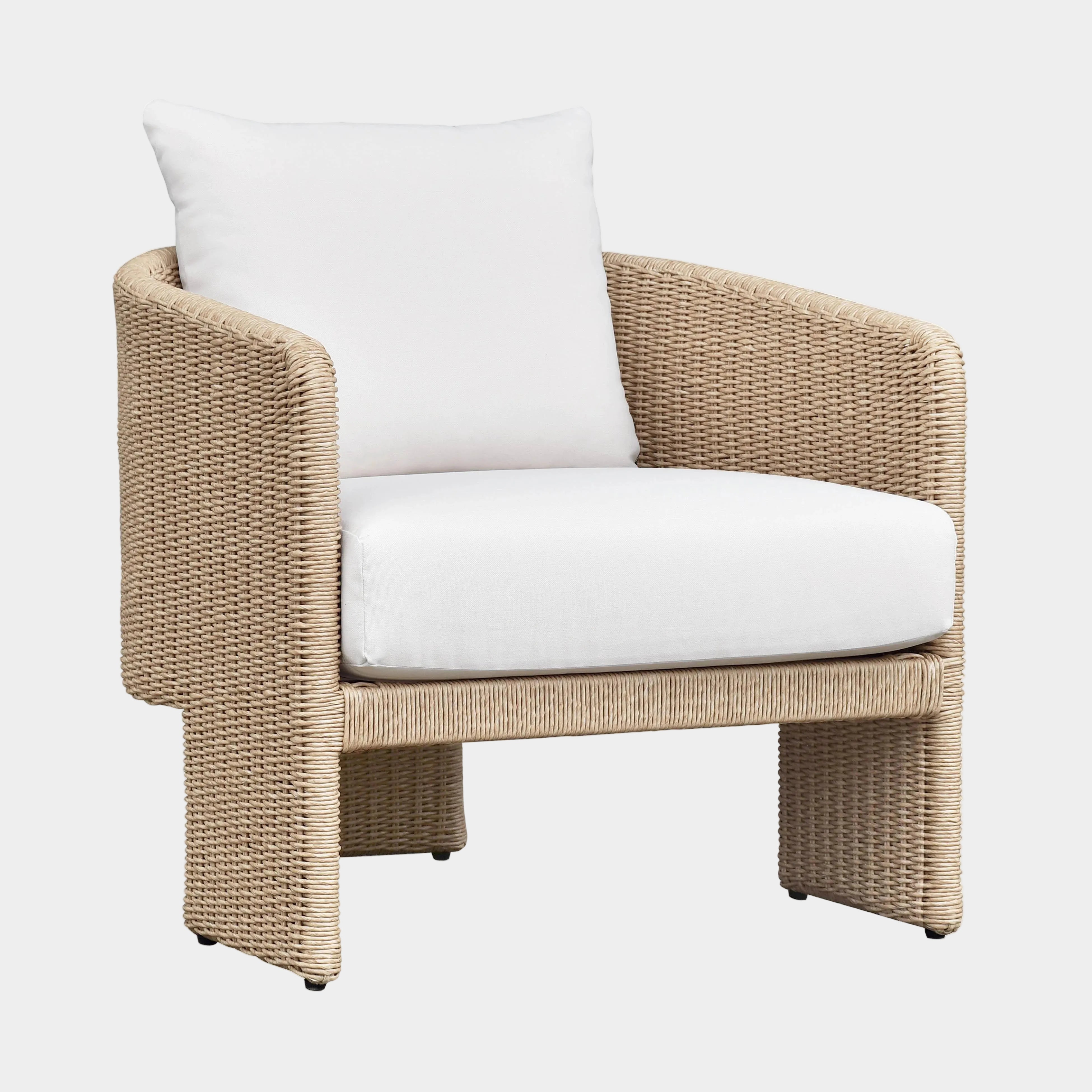 Fauteuil d'extérieur en tissu performant Alexa Cream