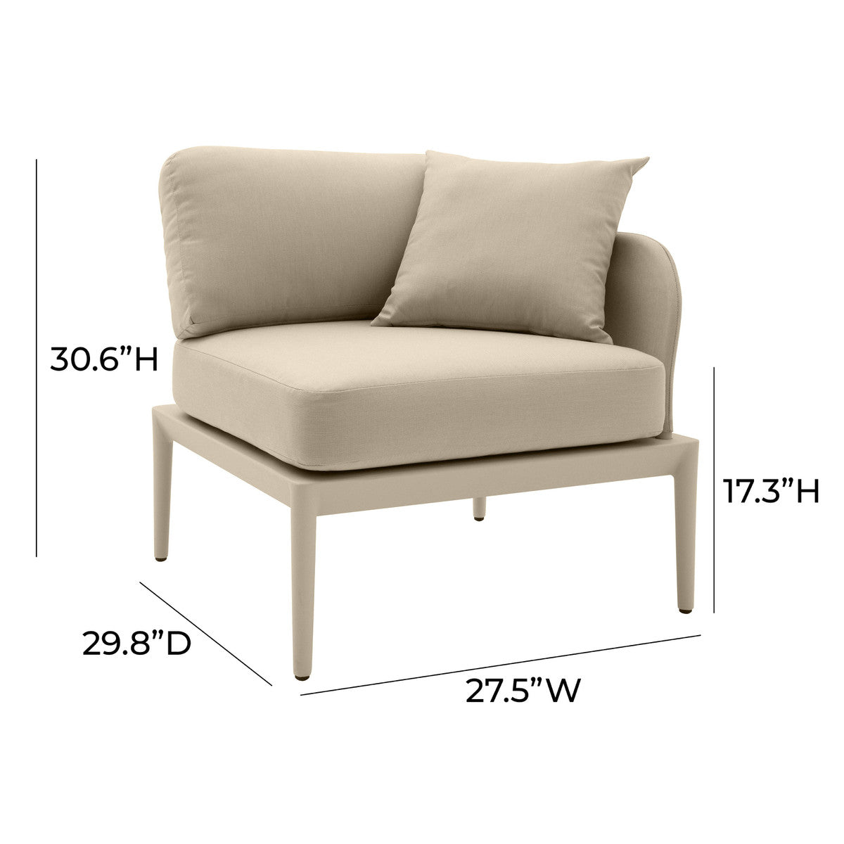 Kapri Modular Outdoor Corner Seat
