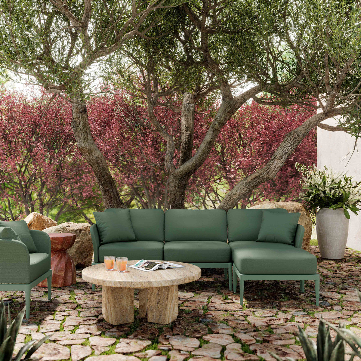 Kapri Modular Outdoor Corner Seat