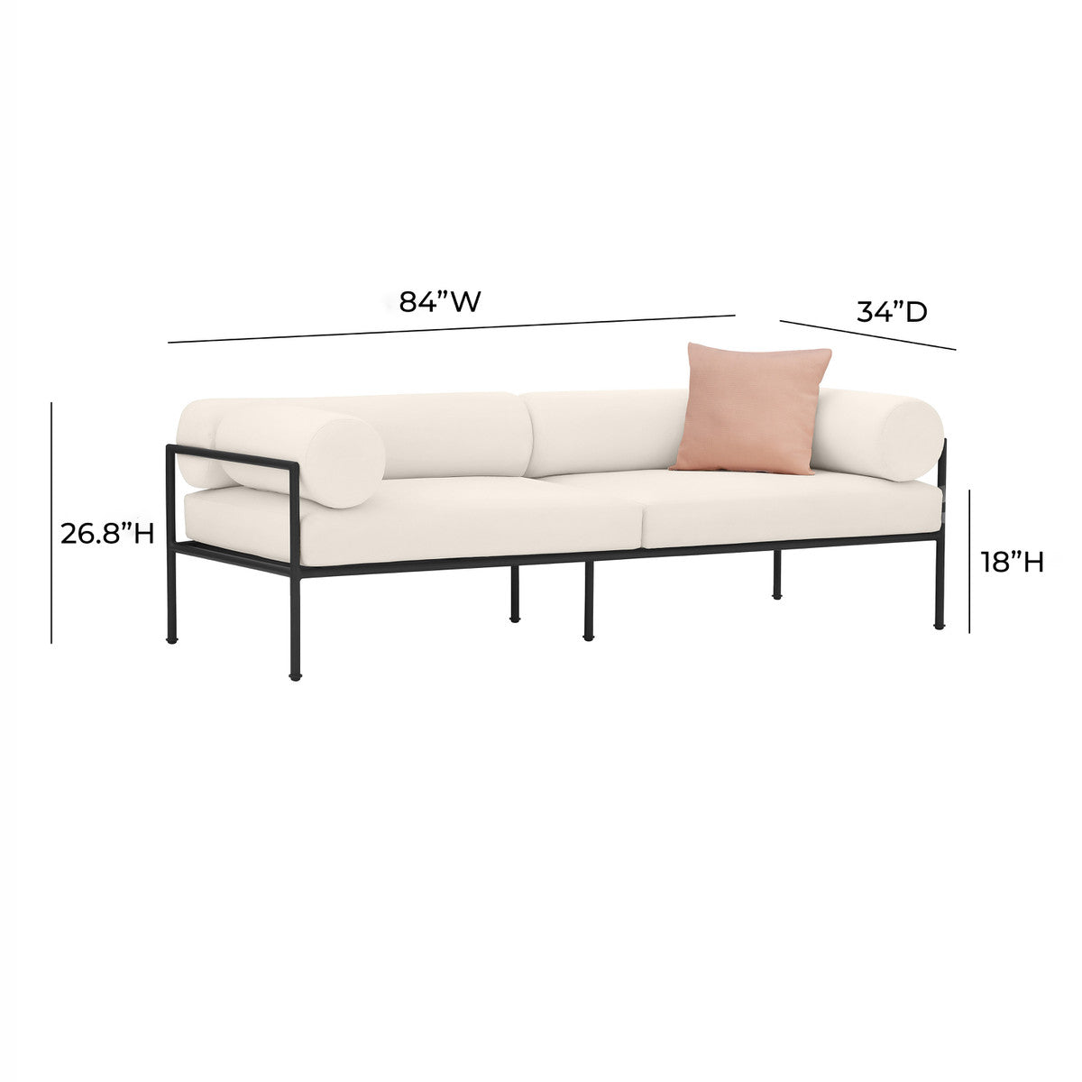 Vera Cream Outdoor Sofa