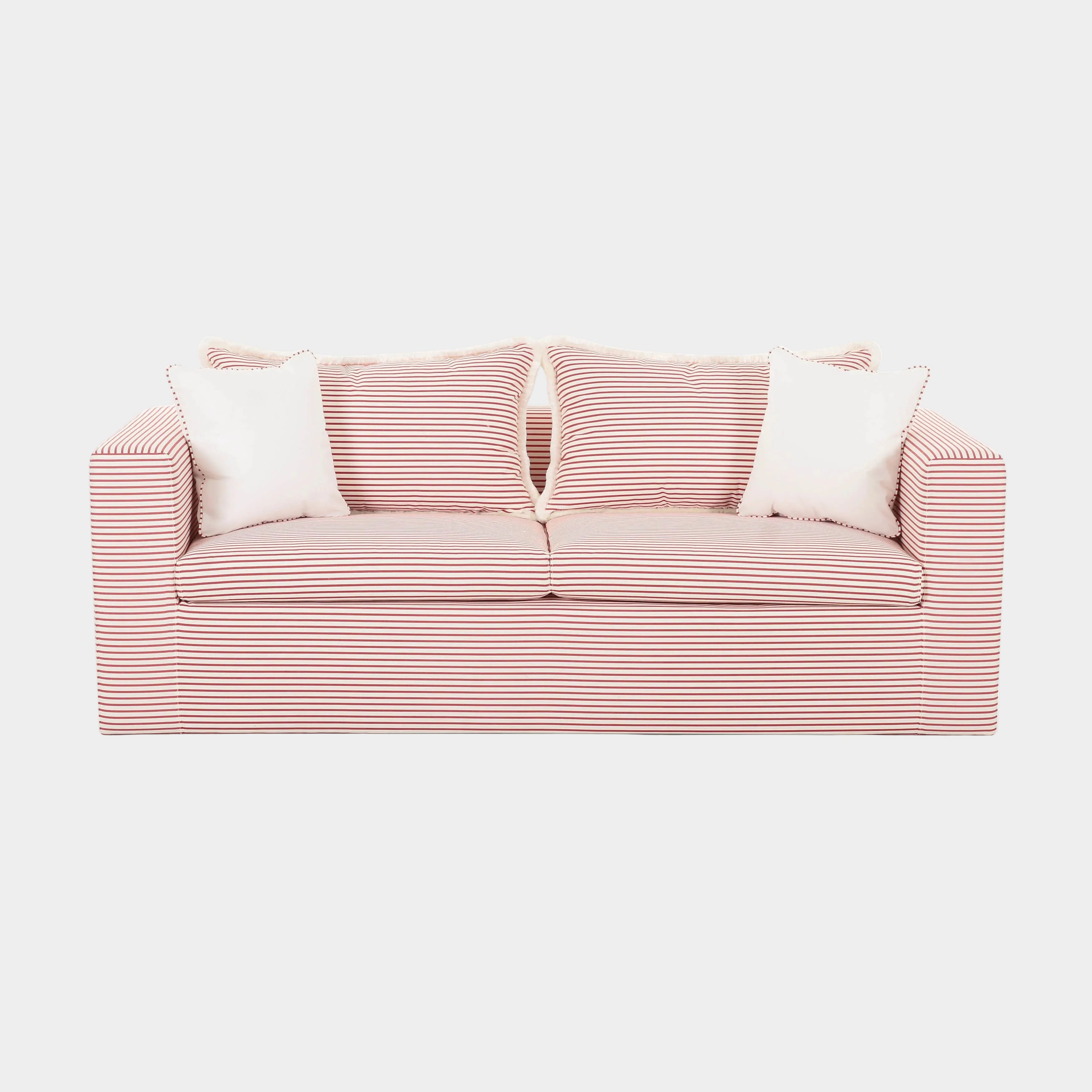 Salty 84.5" Striped Contract-Grade Indoor/Outdoor Sofa