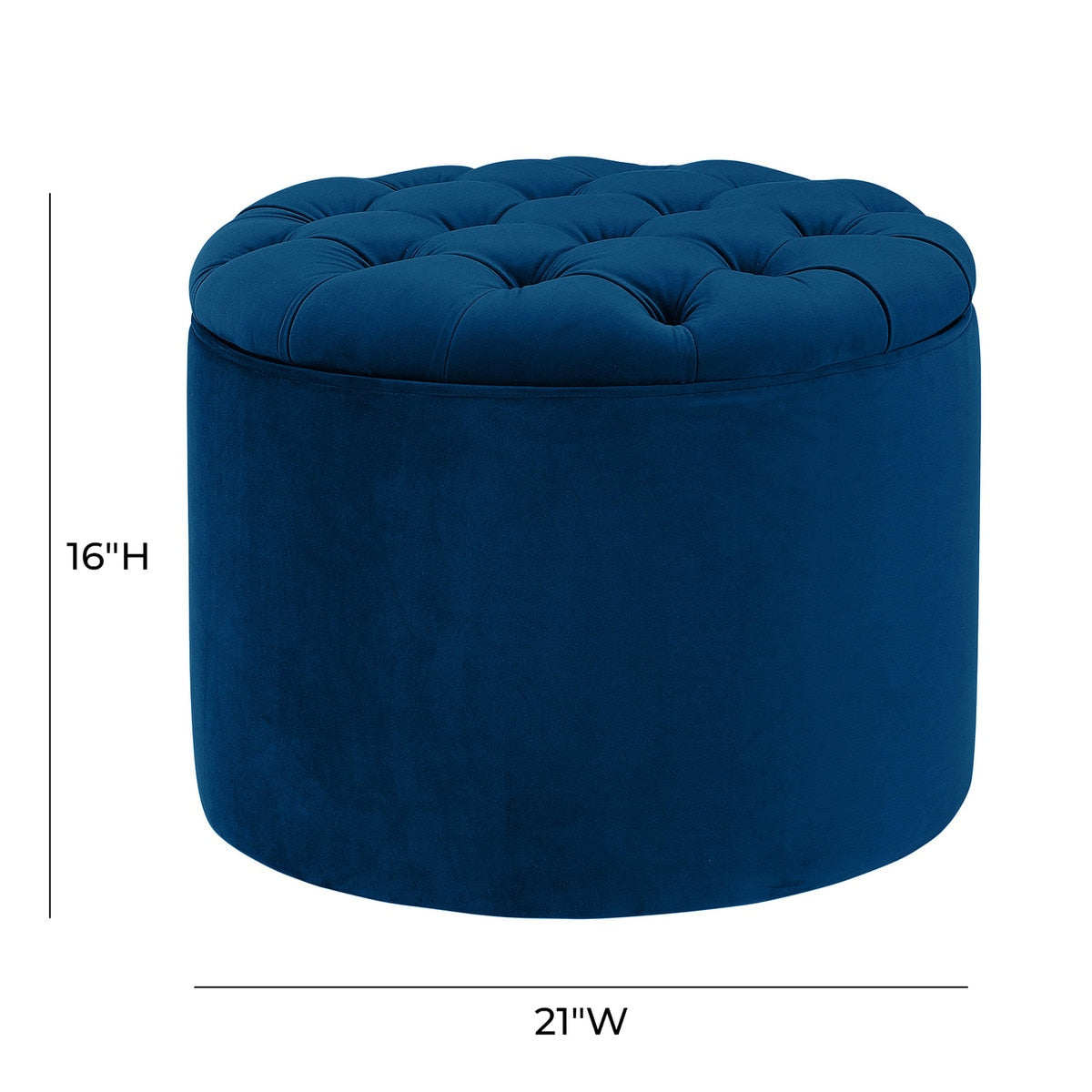 Pouf de rangement Queen