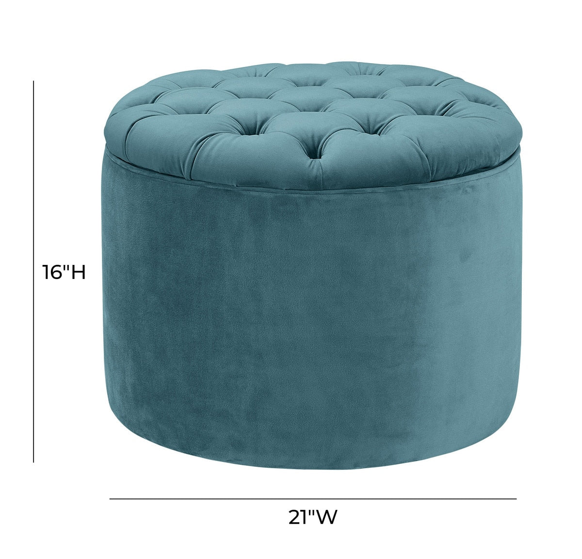 Pouf de rangement Queen