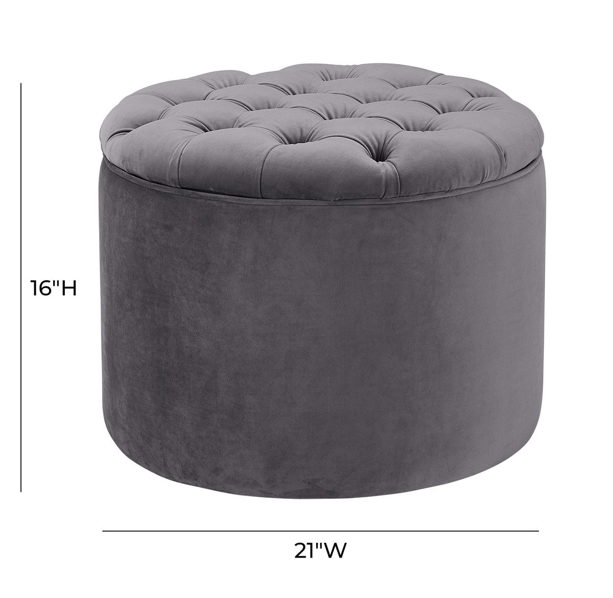 Pouf de rangement Queen