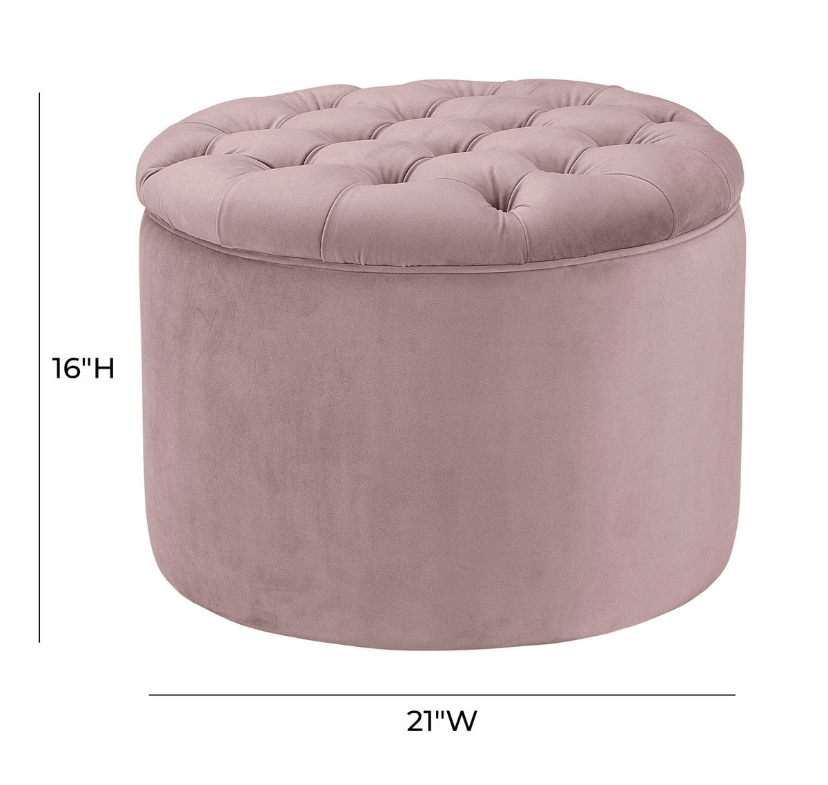 Pouf de rangement Queen