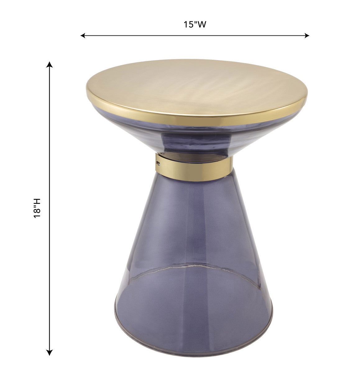Table d'appoint en corail