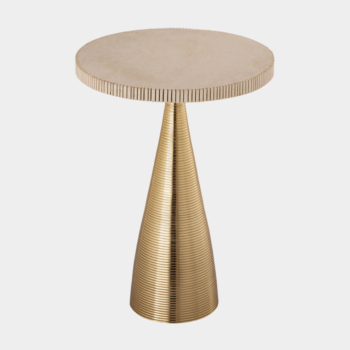 Table d'appoint côtelée Celeste