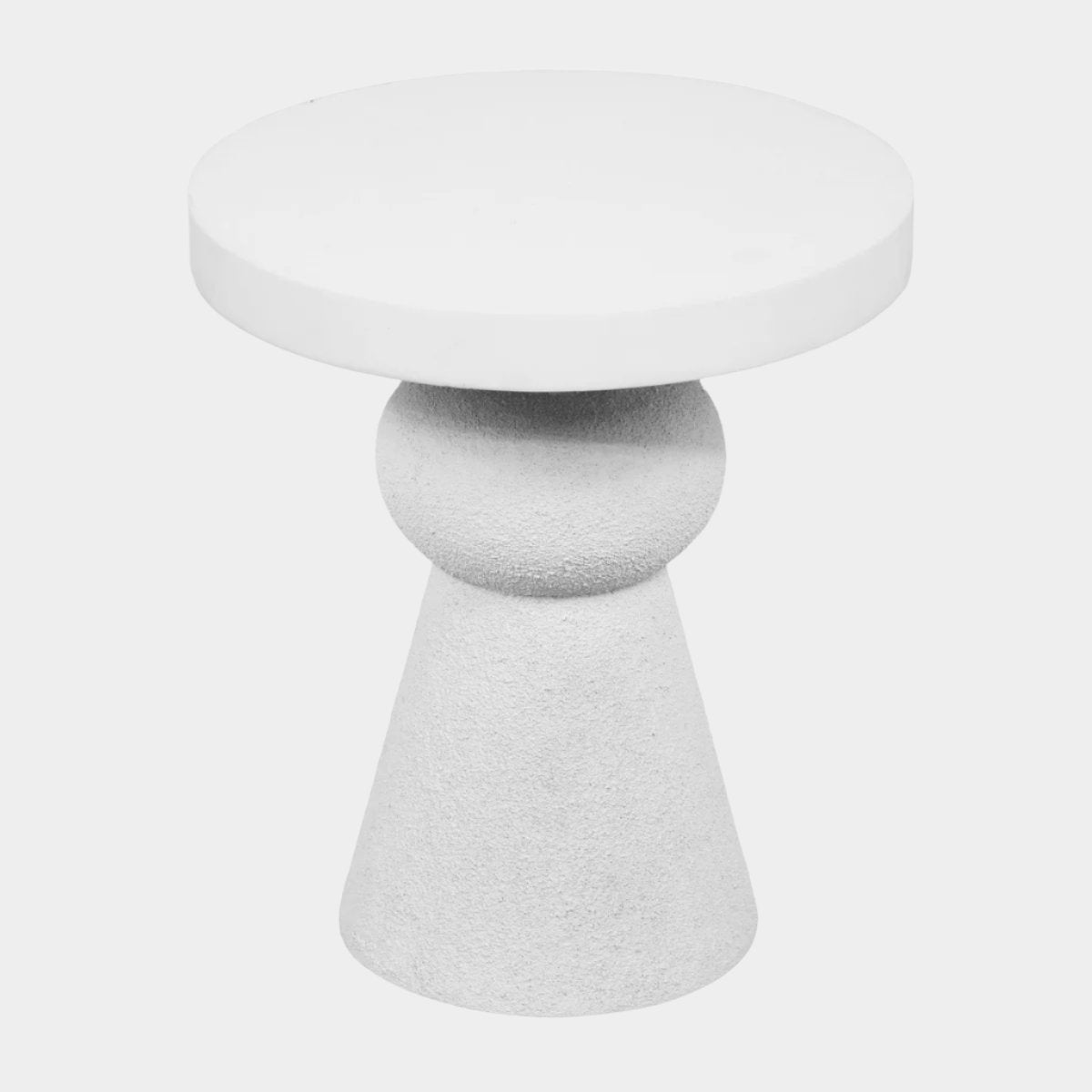 Lupita White Side Table