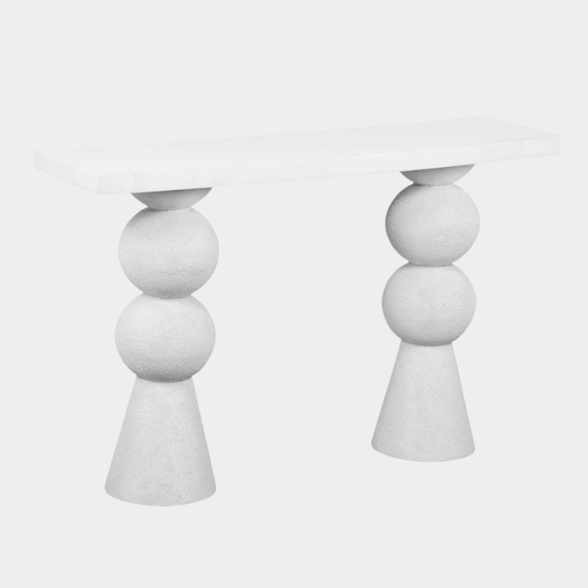Lupita White Console Table