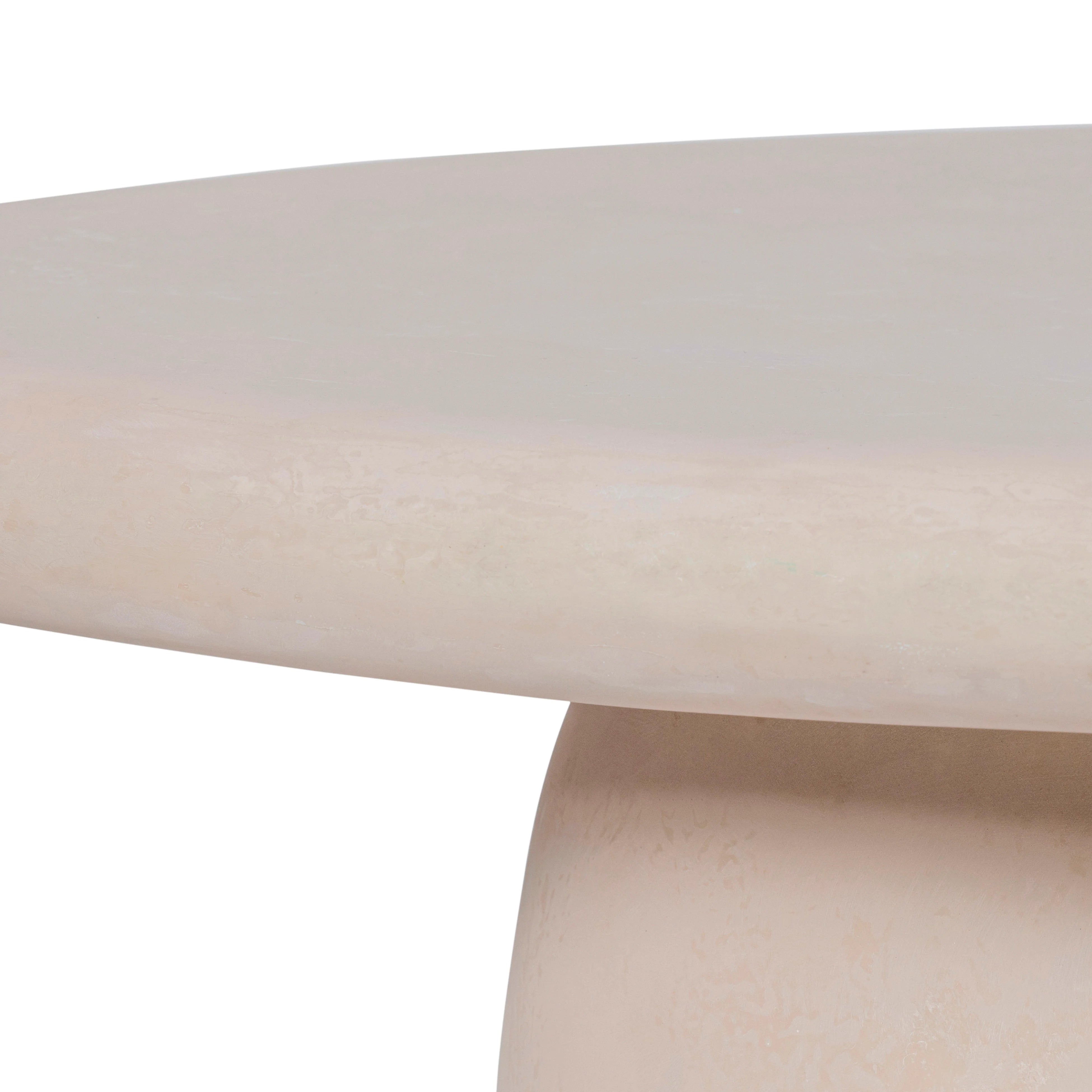 Rahul 59" Cream Coffee Table