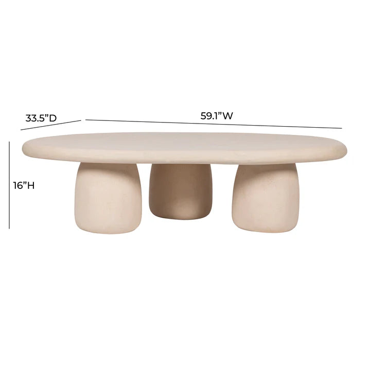 Rahul Cream Coffee Table