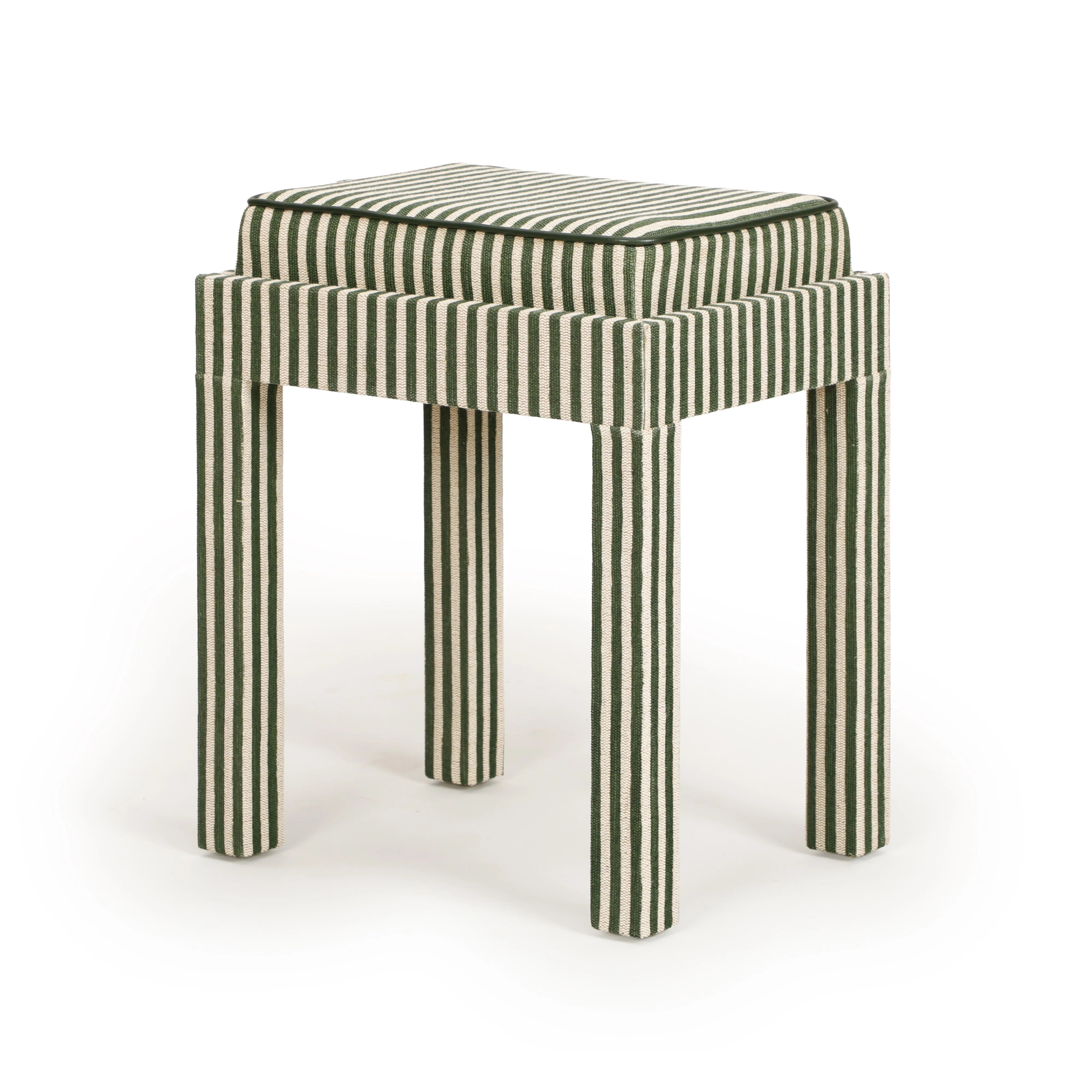 Kora Cotton Jute Contract-Grade Accent Stool