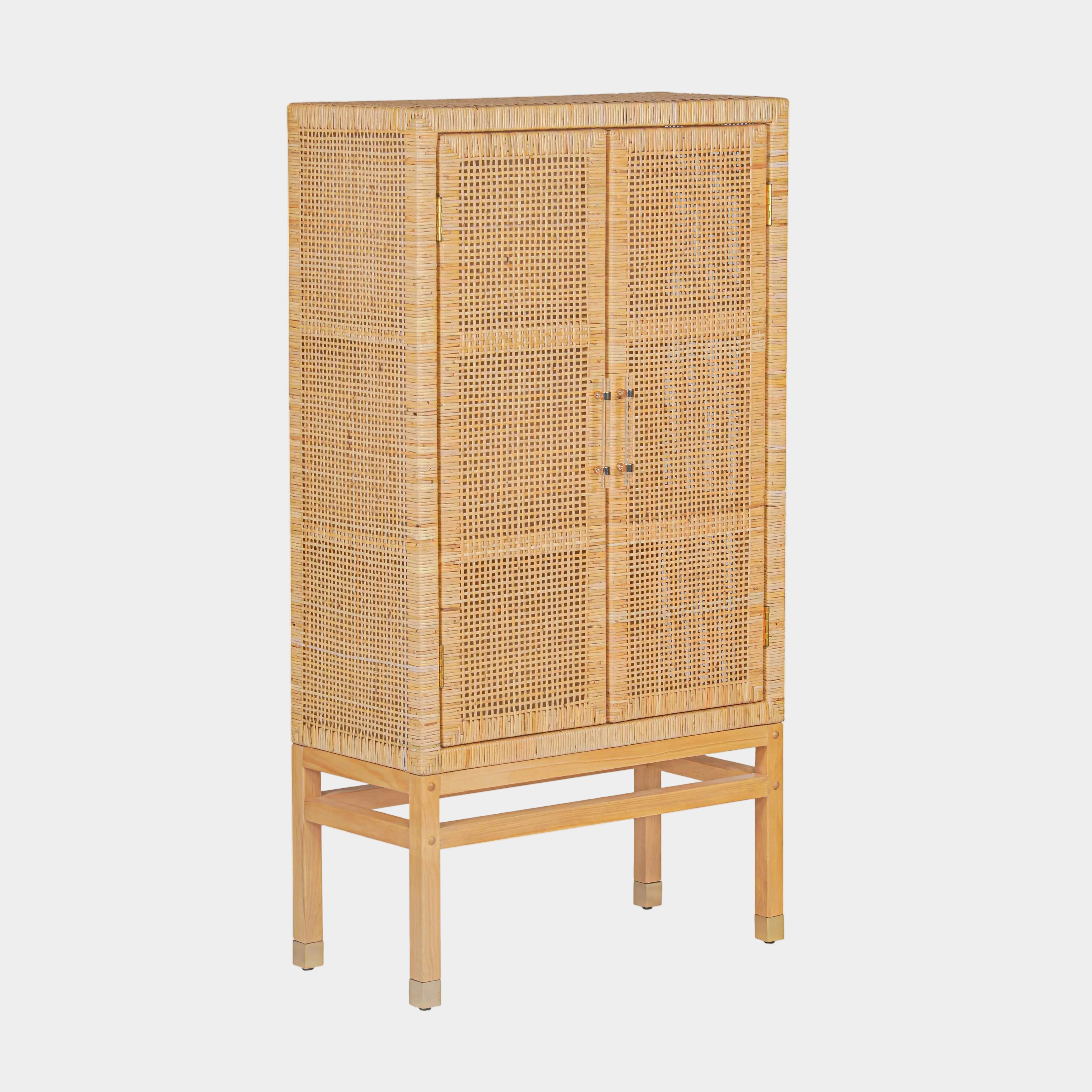 Amara Woven Rattan Cabinet