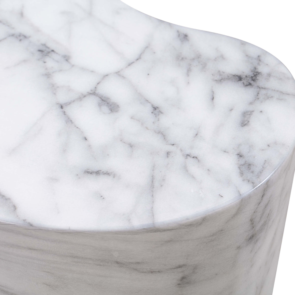 Table d'appoint haute en fausse dalle