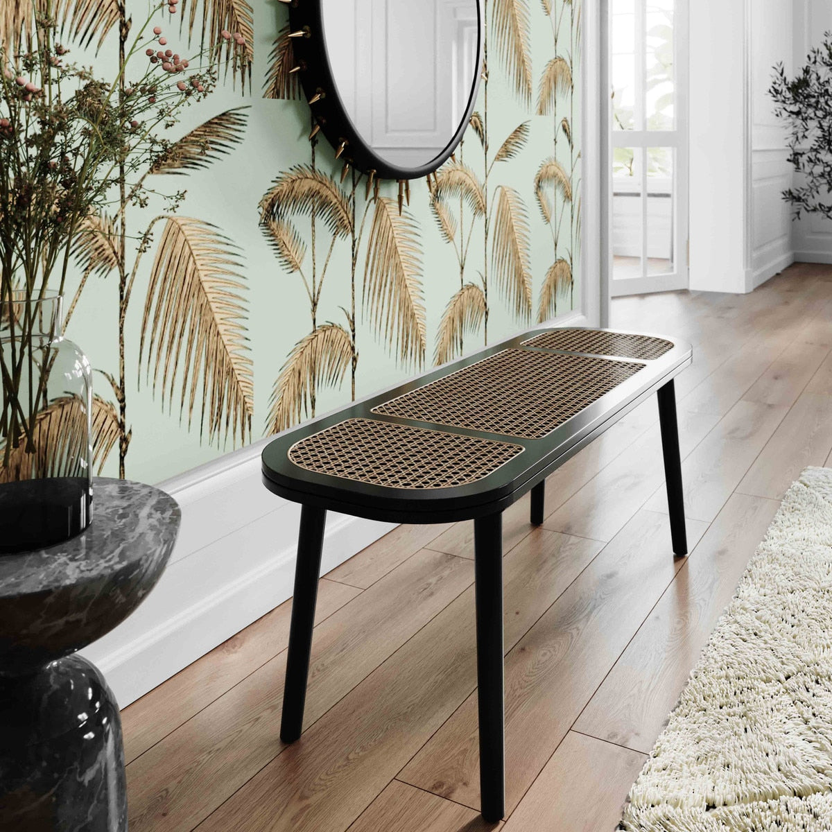 Banc en rotin Emilia