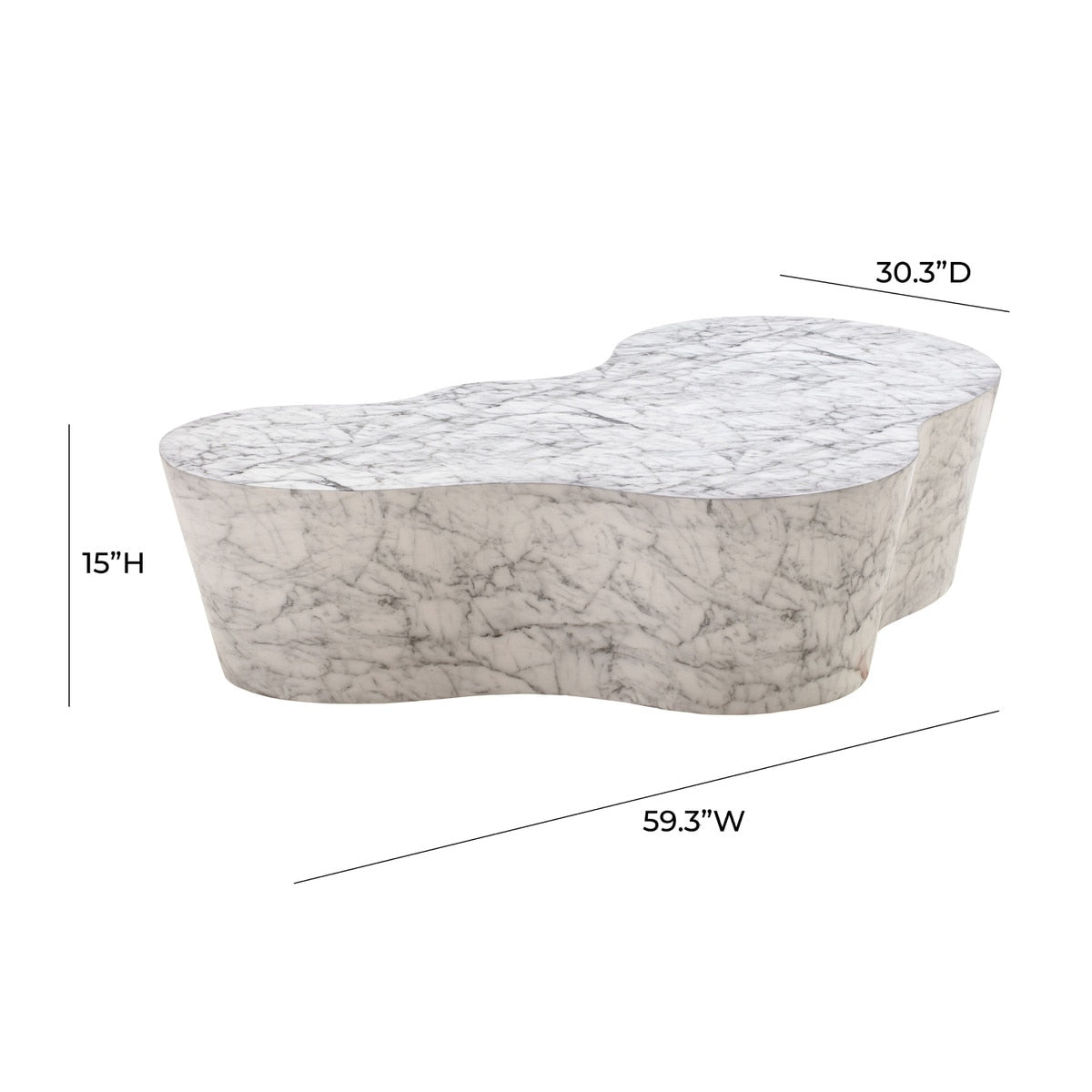 Table basse en marbre