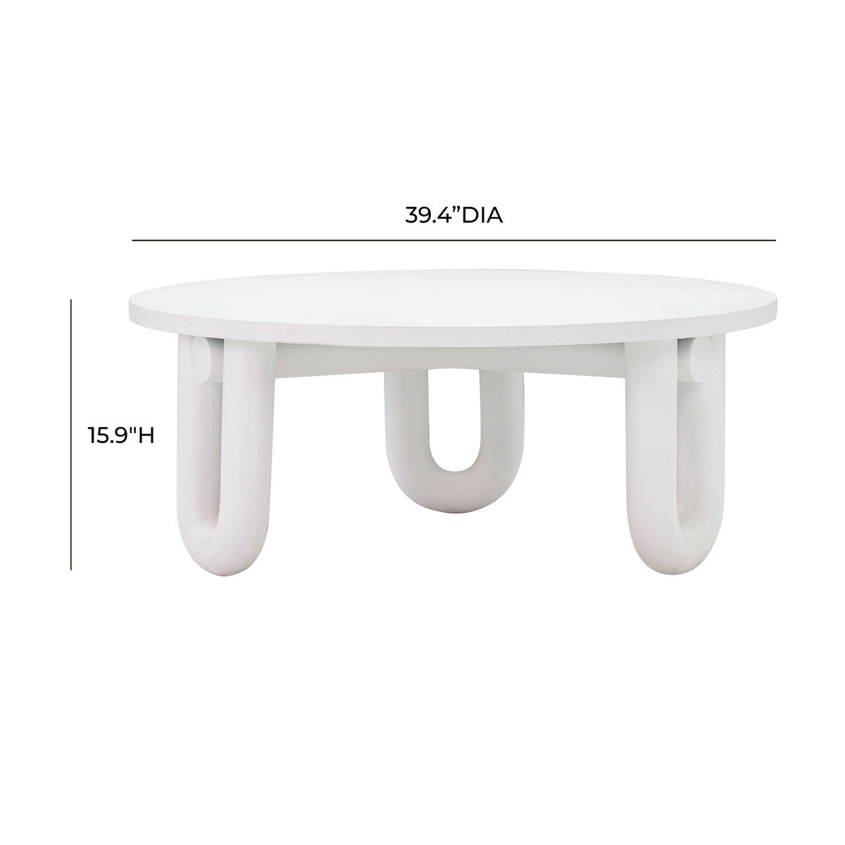 Table basse en béton Tildy