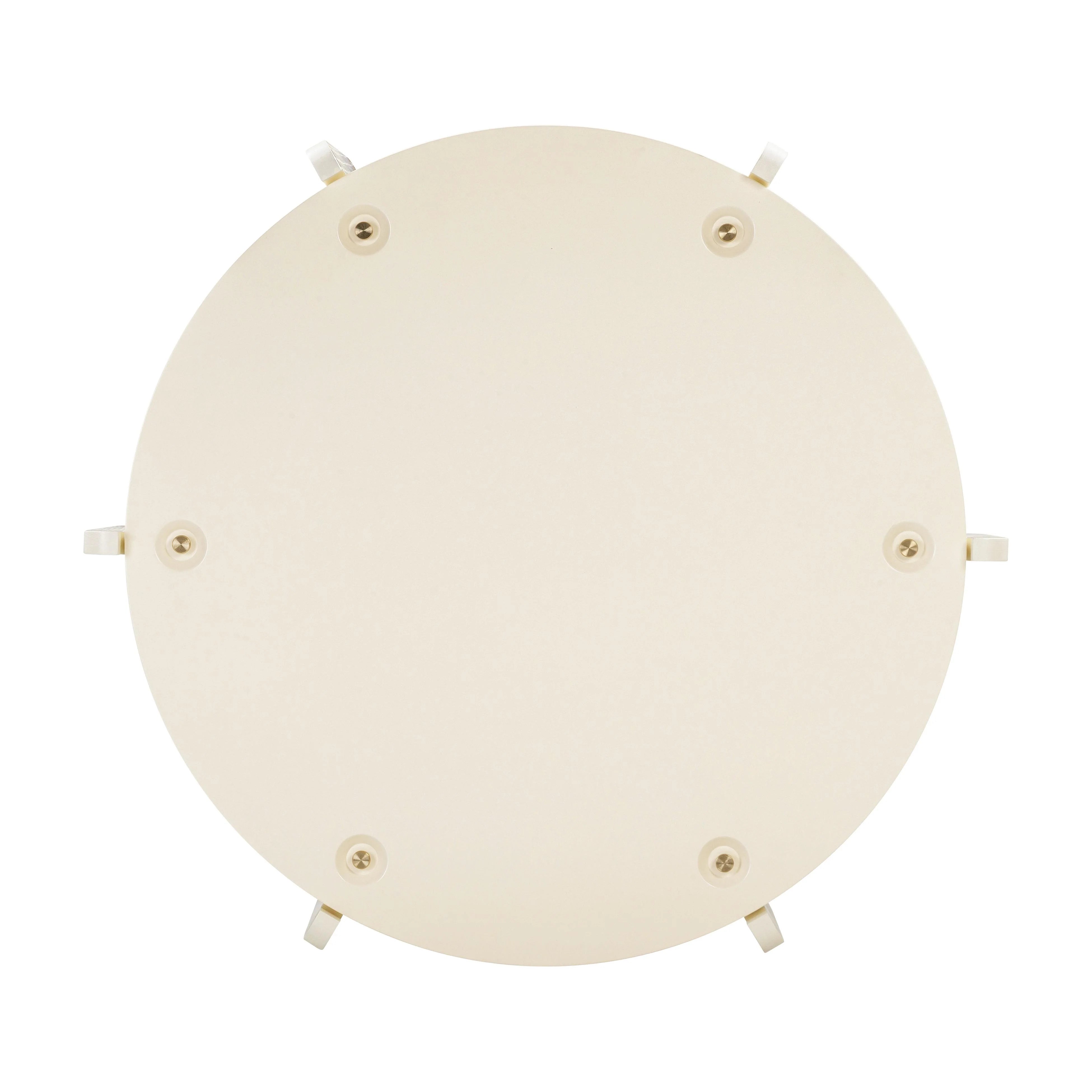 Gloria 35" Cream Oak Round Coffee Table
