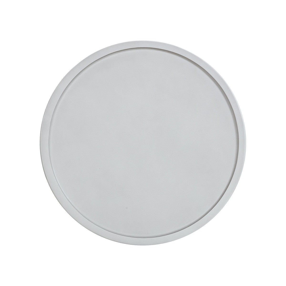 Table d'appoint d'intérieur/extérieur en béton blanc Darcy