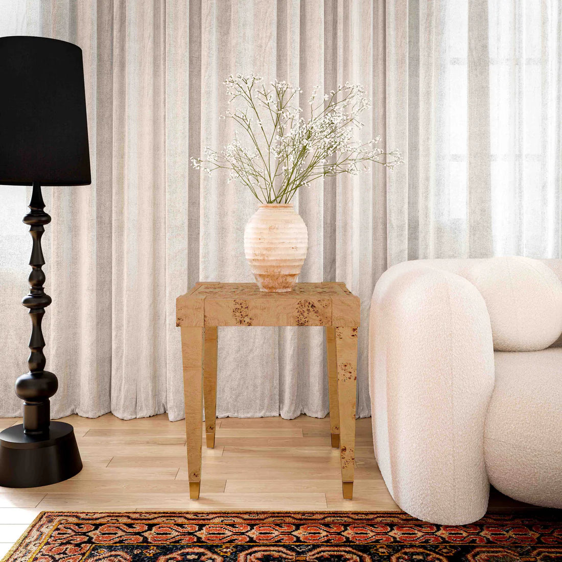 Brandys Burl End Table