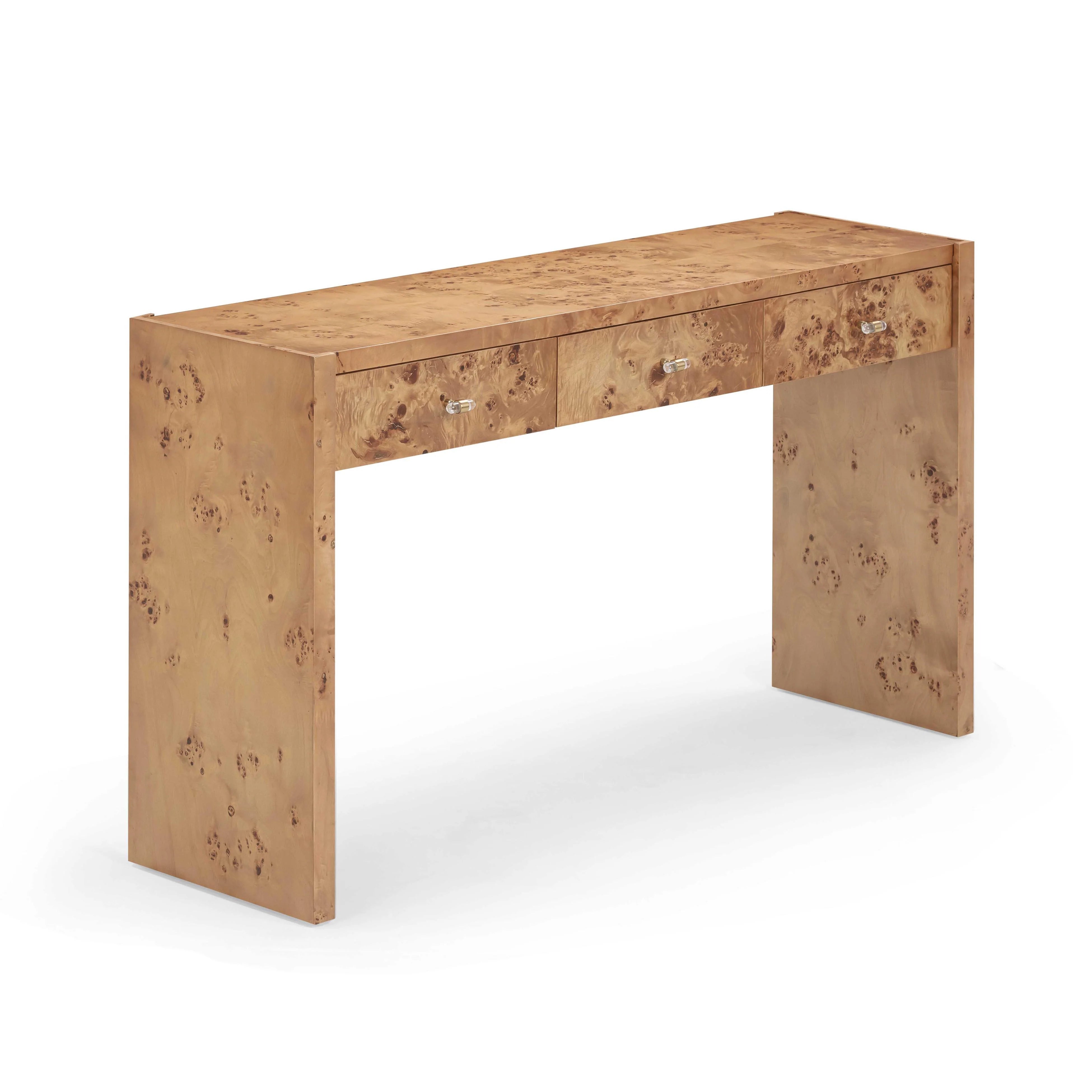 Brandyss 54" Burl Console Table