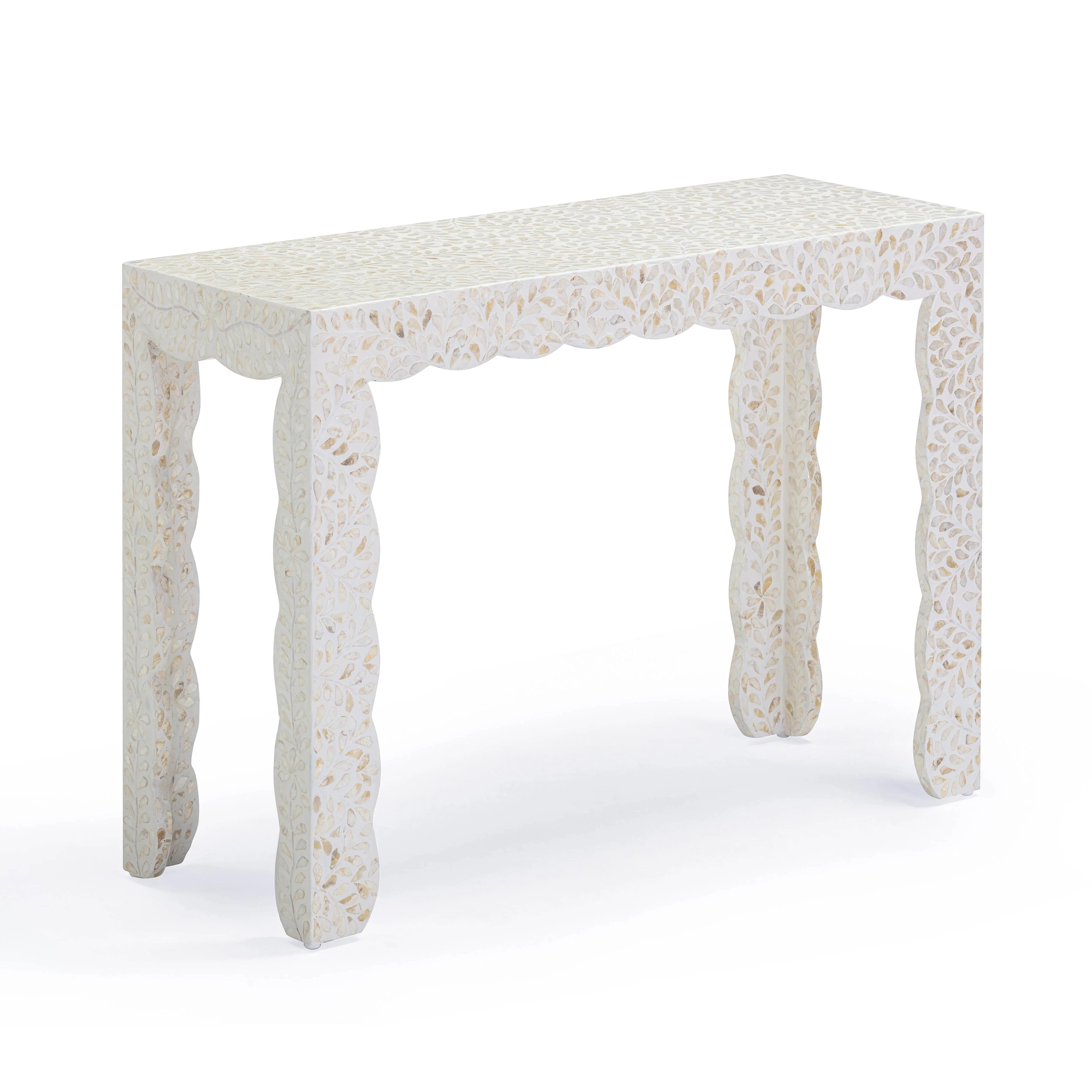 Piara 43" Natural Capiz Shell Console