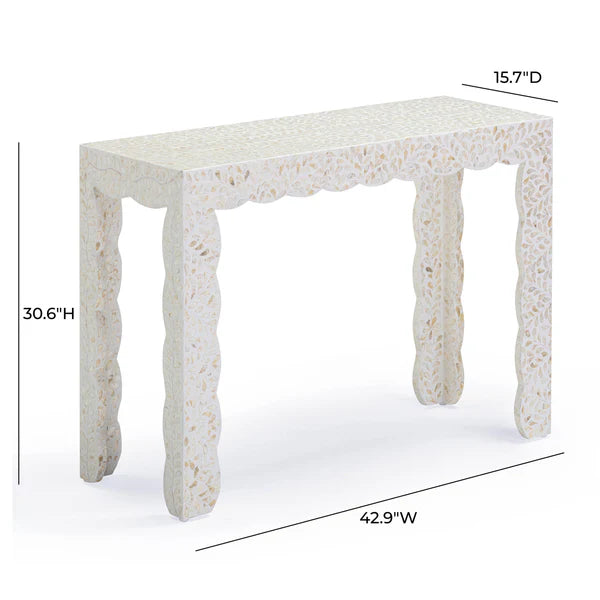 Piara Natural Capiz Shell Console