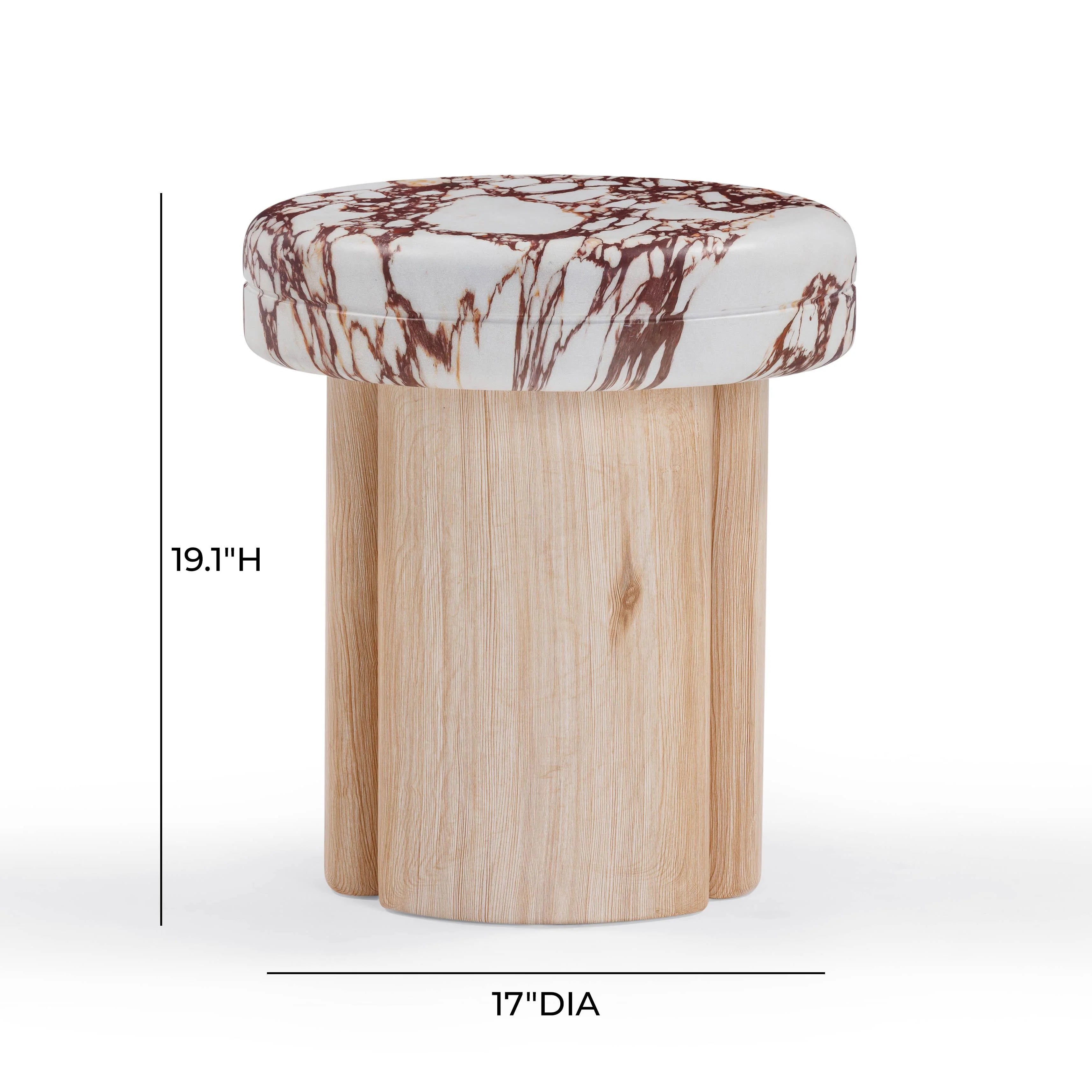 Sheila Textured Concrete Indoor / Outdoor Side Table