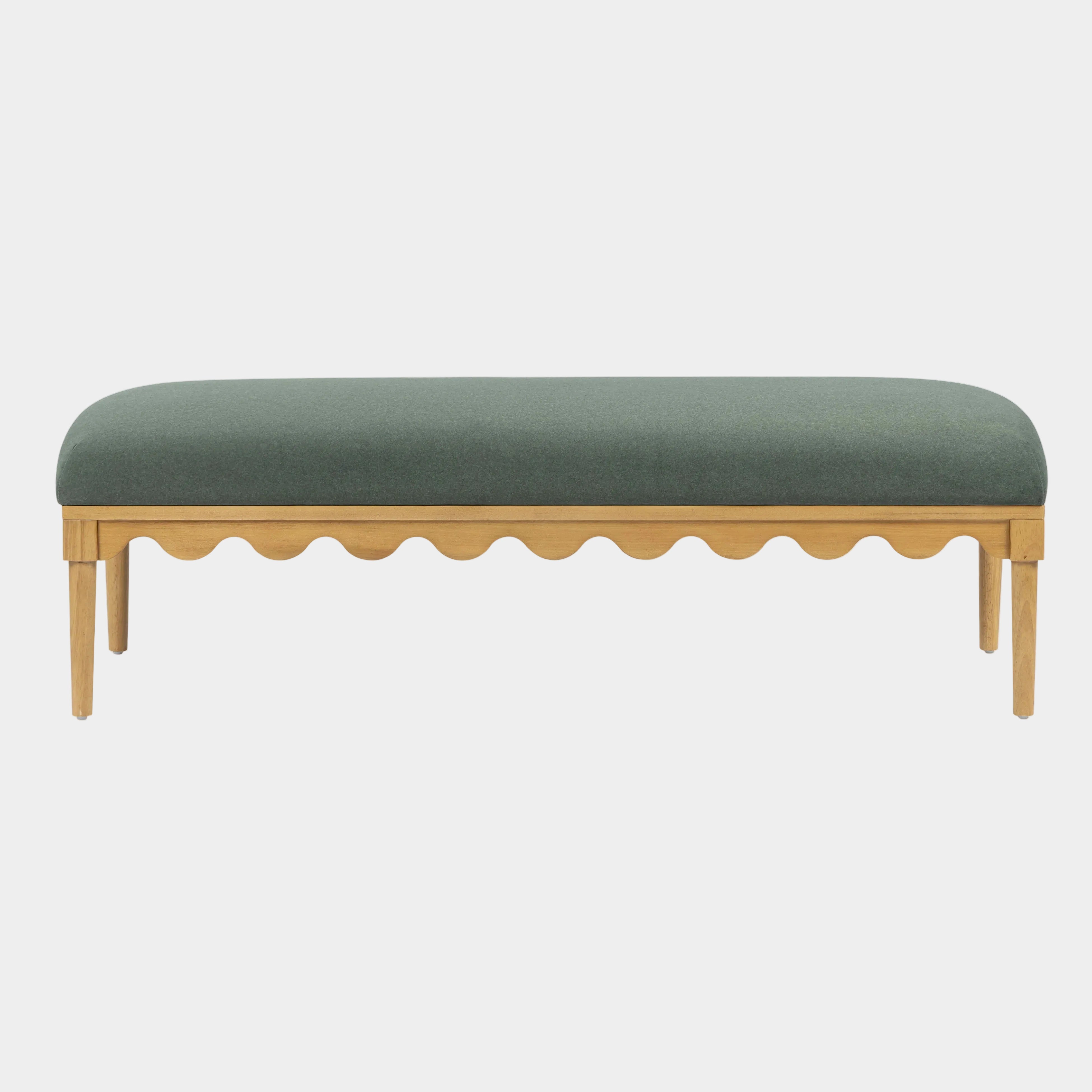 Oodle 56.5" Performance Vegan Mohair Bench