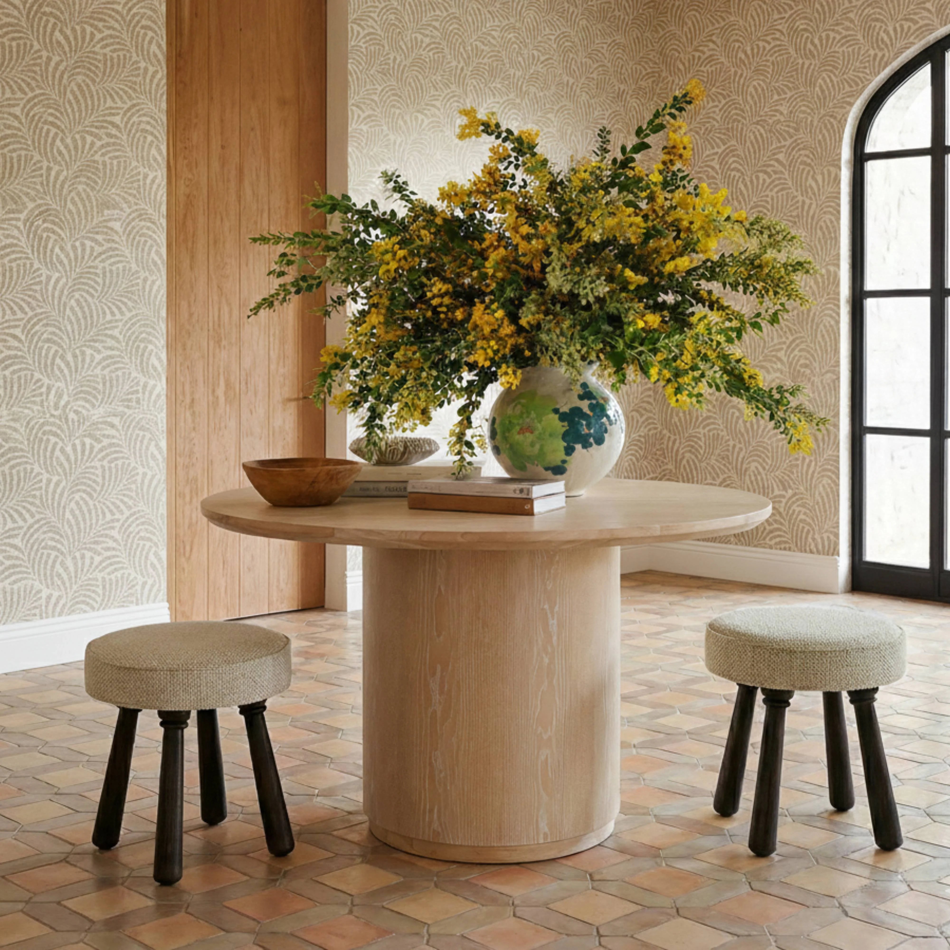 Pookie Performance Boucle Accent Stool