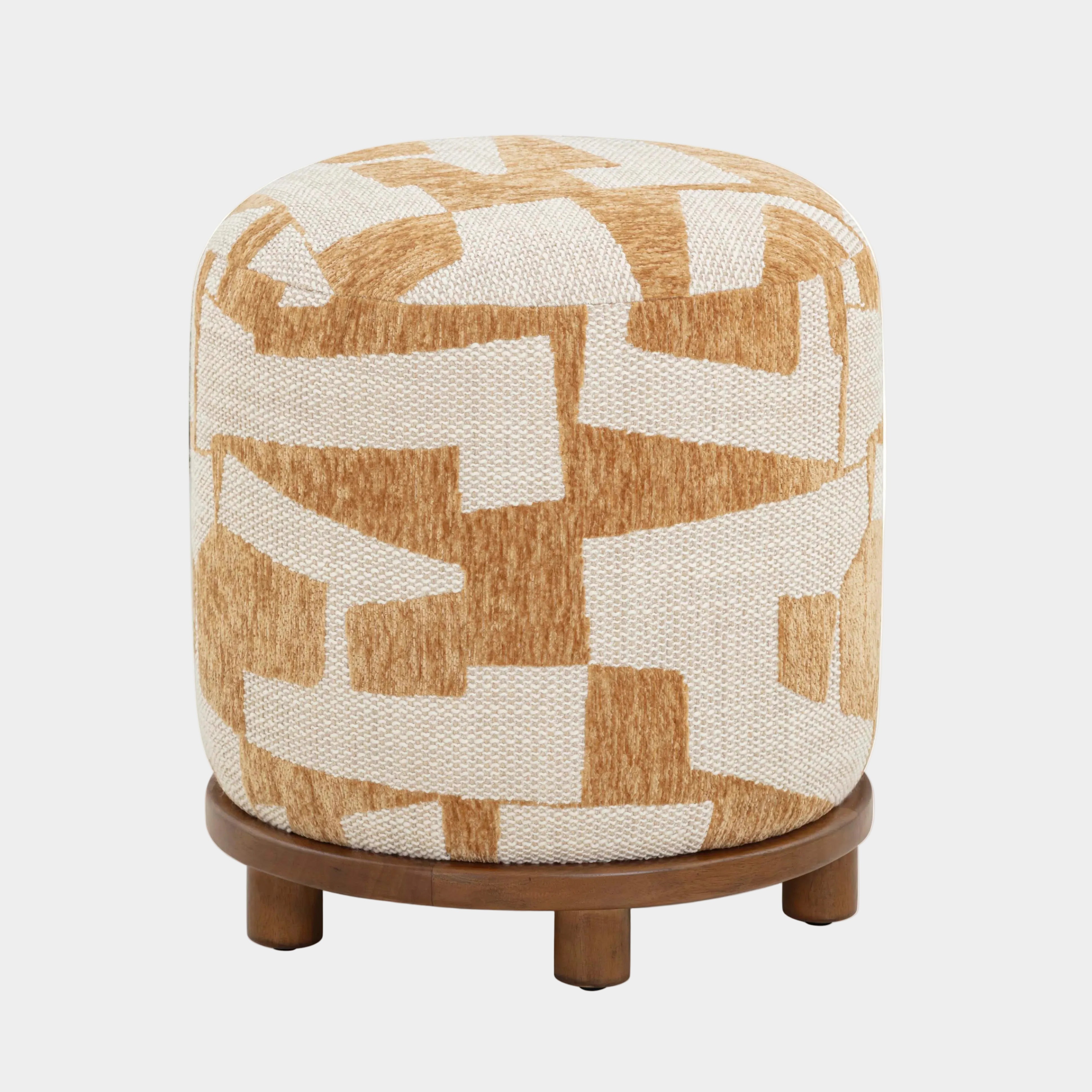 Bisou Performance Jacquard Ottoman