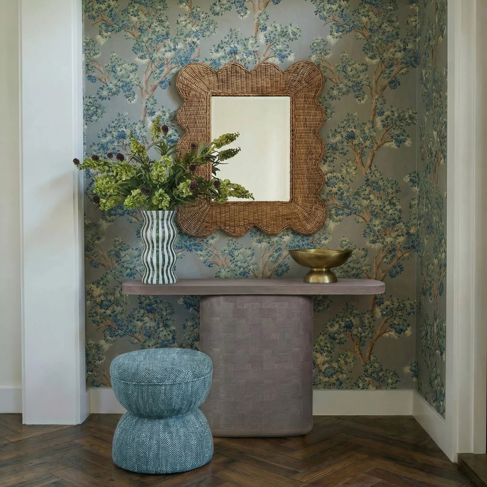 Suraya 55" Indoor/Outdoor Concrete Console Table