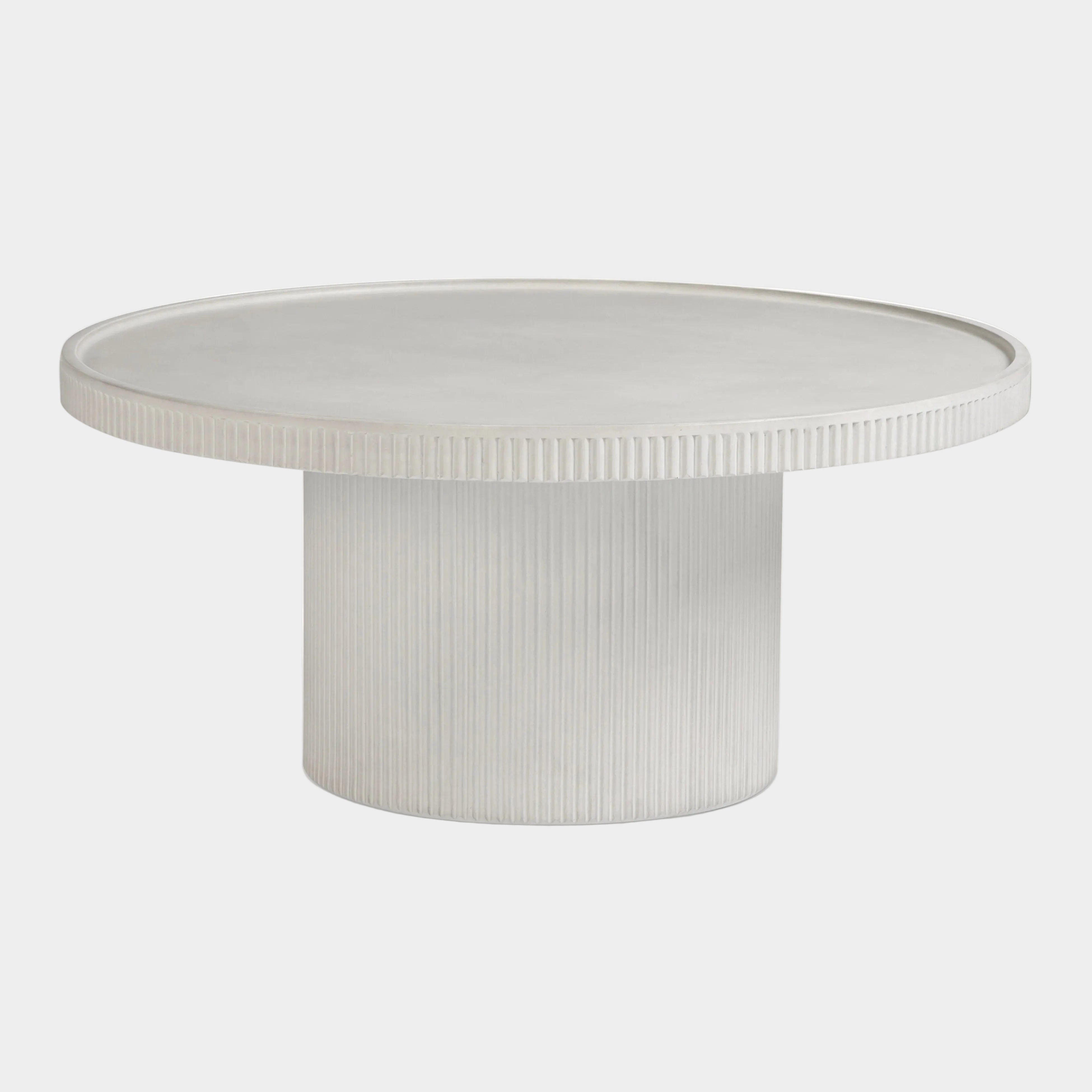 Darcy 36" Concrete Indoor/Outdoor Round Coffee Table