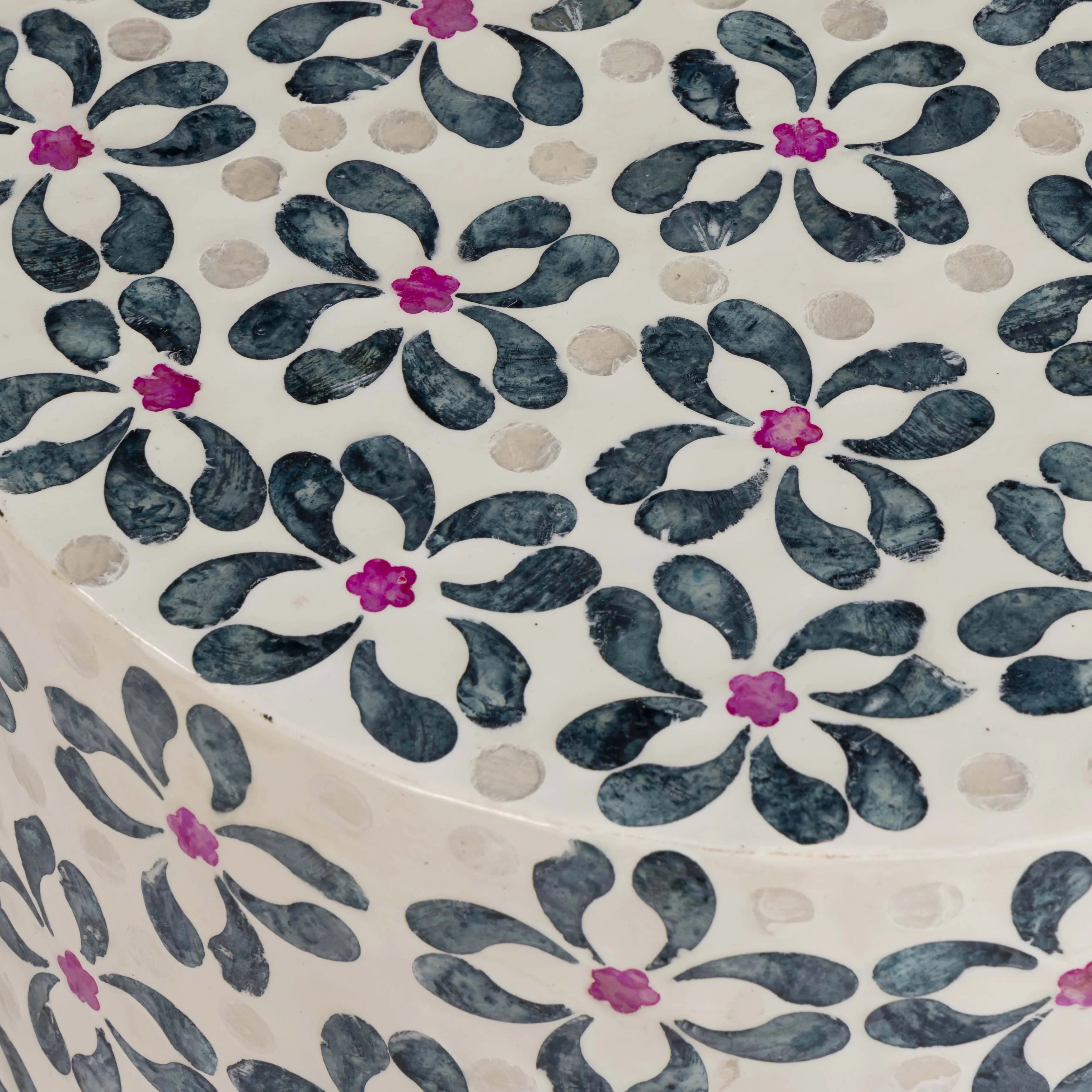 Lorna Capiz Shell Accent Stool