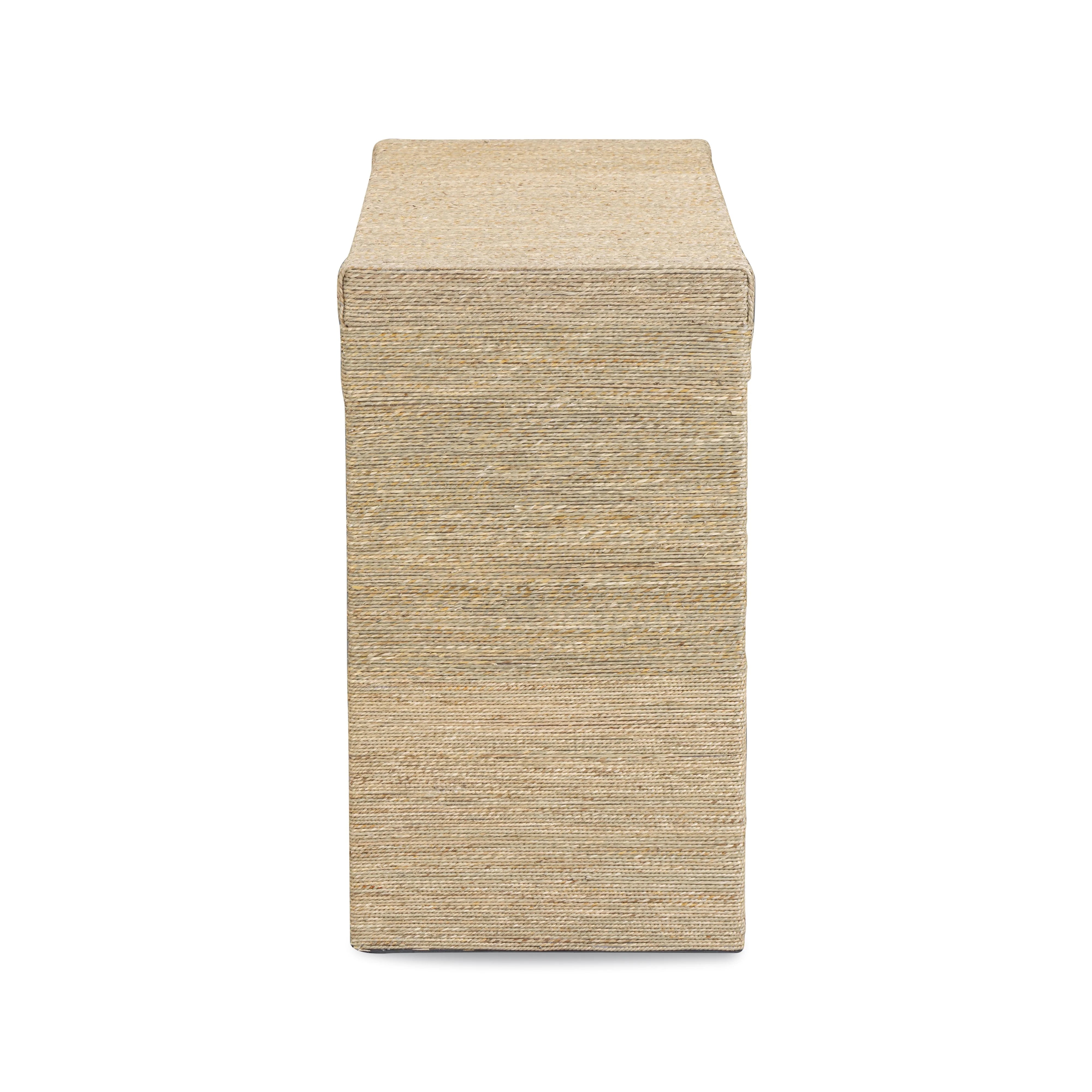 Mona 48" Natural Seagrass Console Table