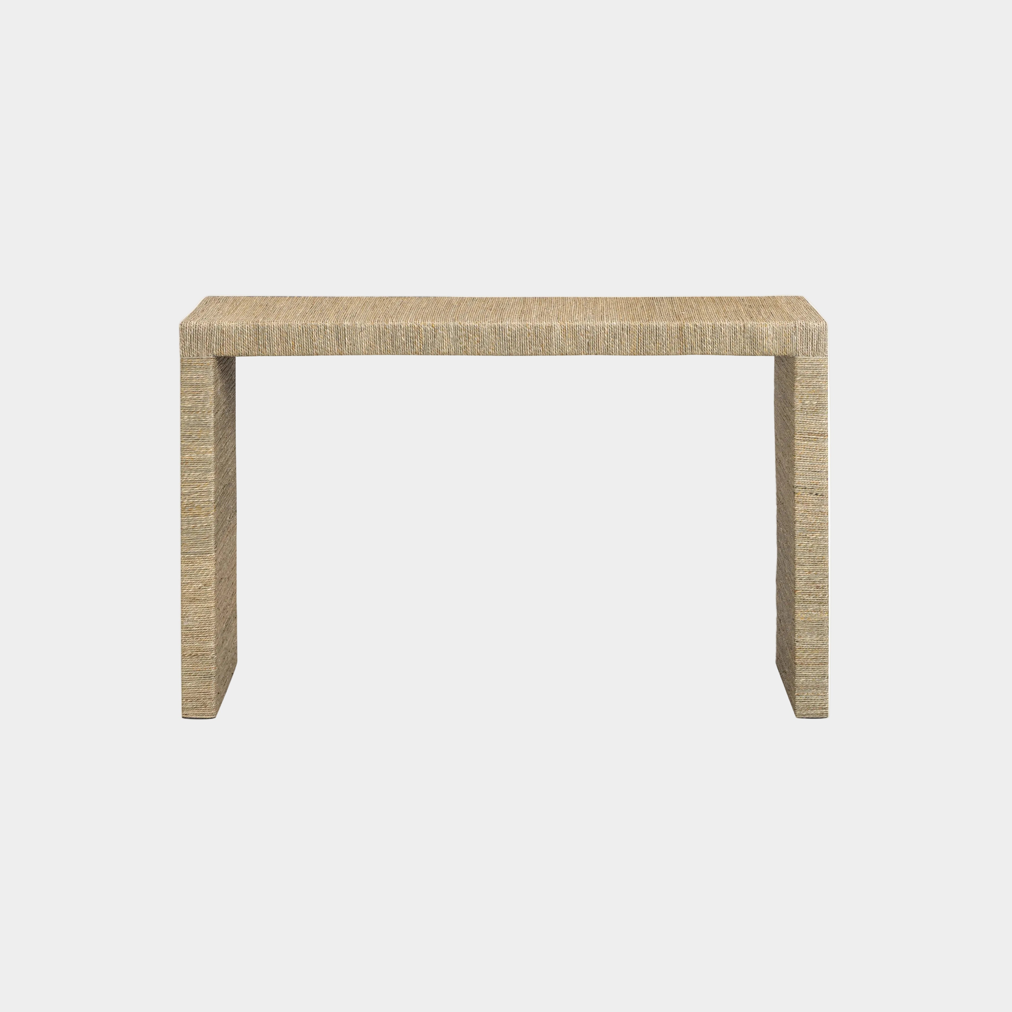 Mona 48" Natural Seagrass Console Table
