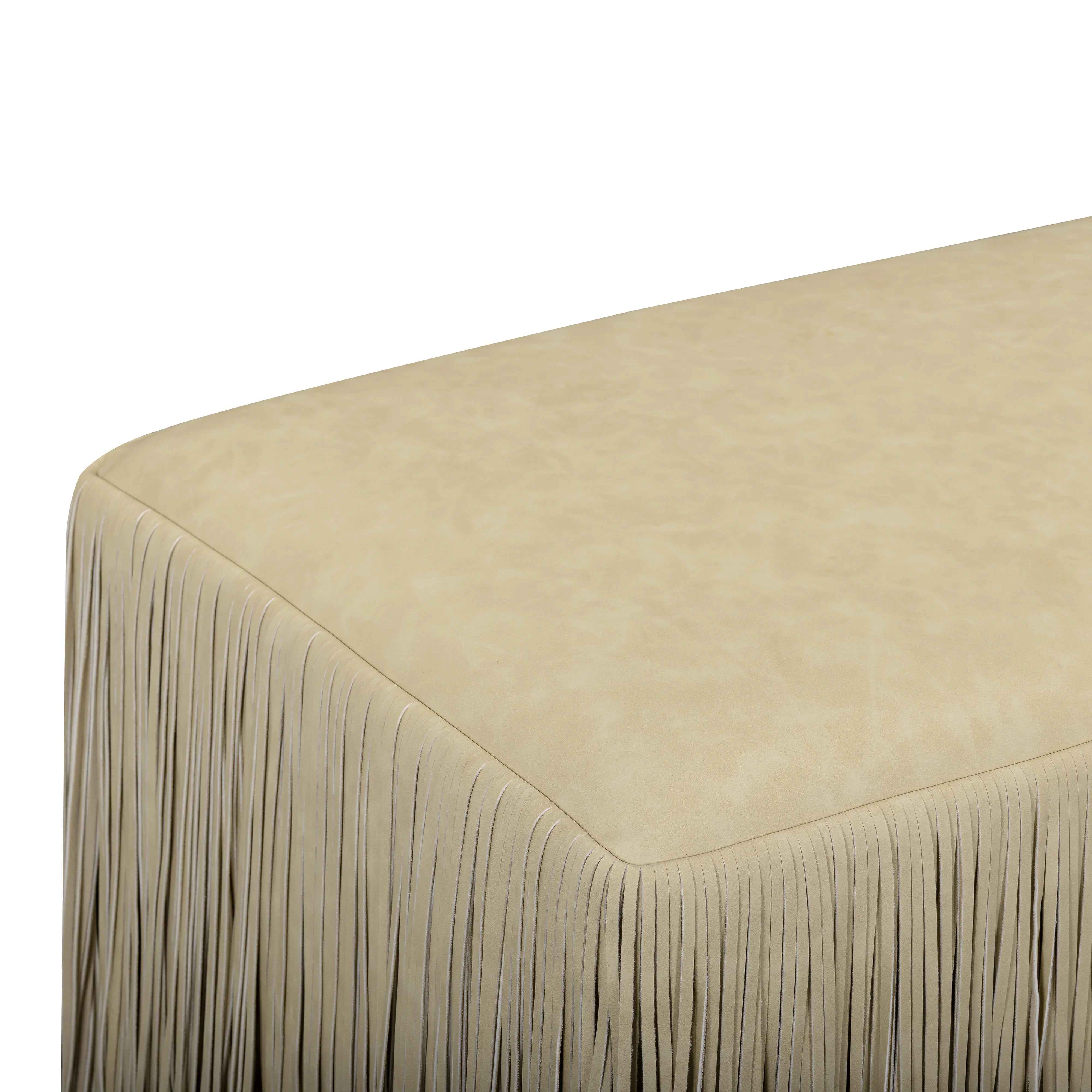 Shag Me 50" Performance Vegan Leather Bench