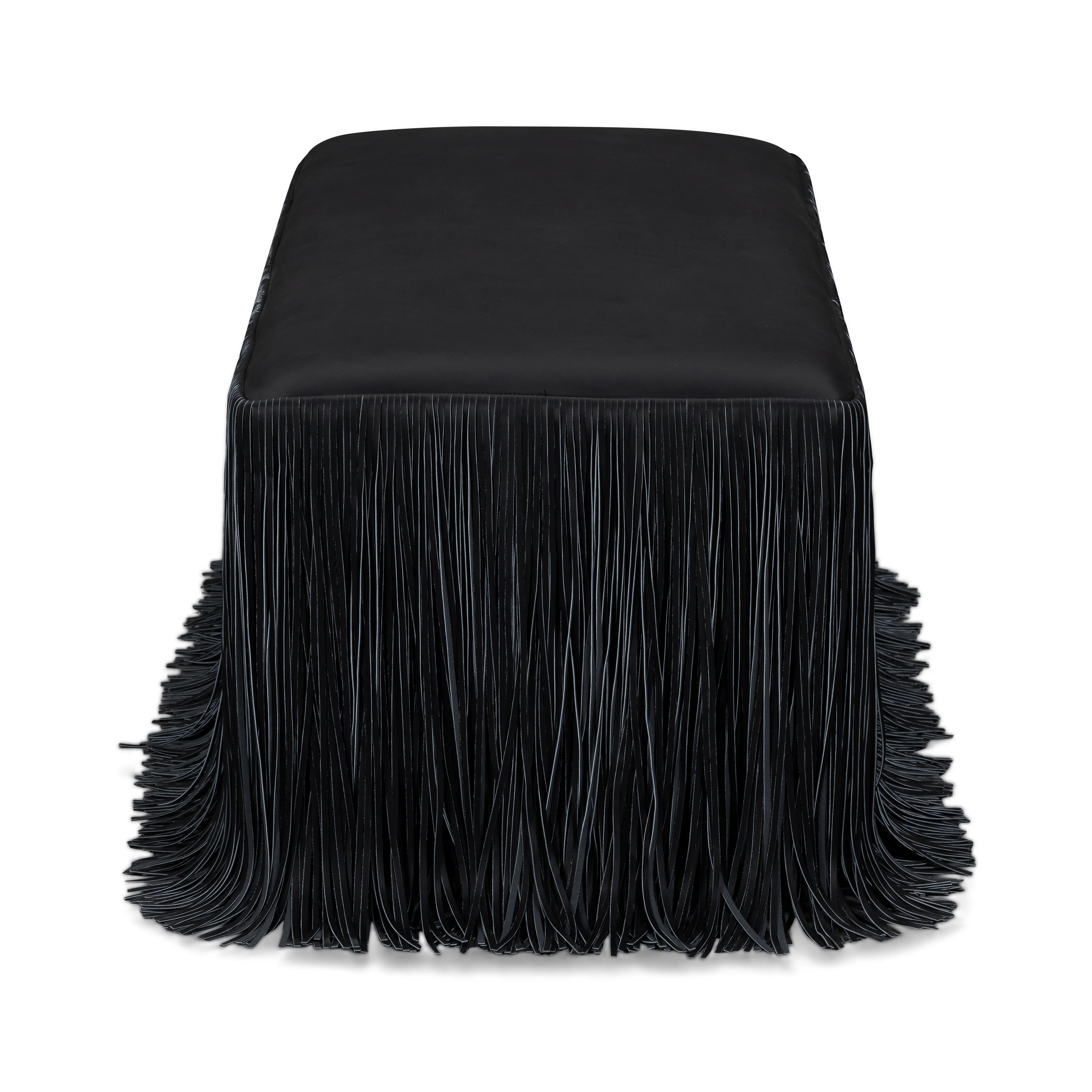 Shag Me 50" Performance Vegan Leather Bench