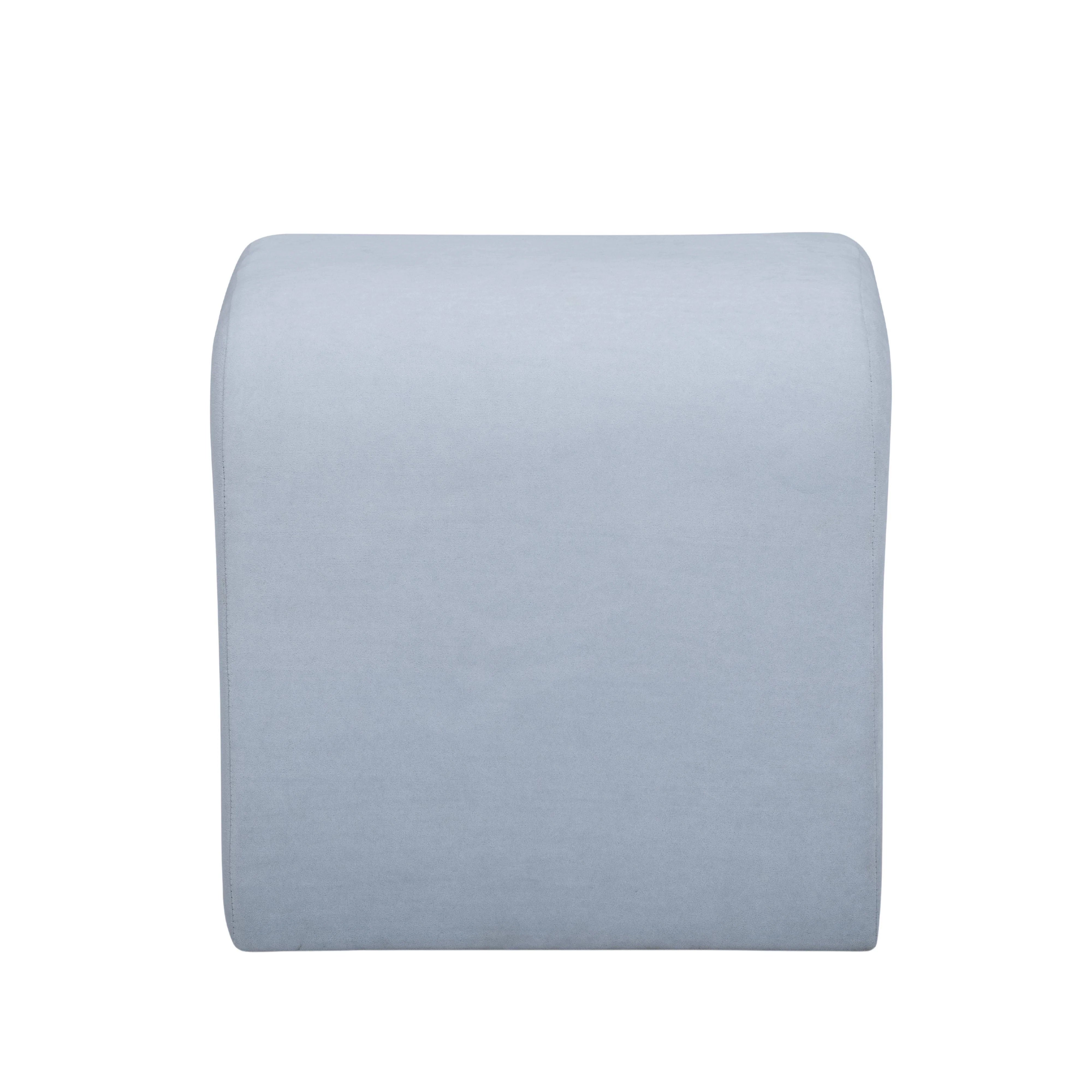 Desi Performance Velvet Ottoman