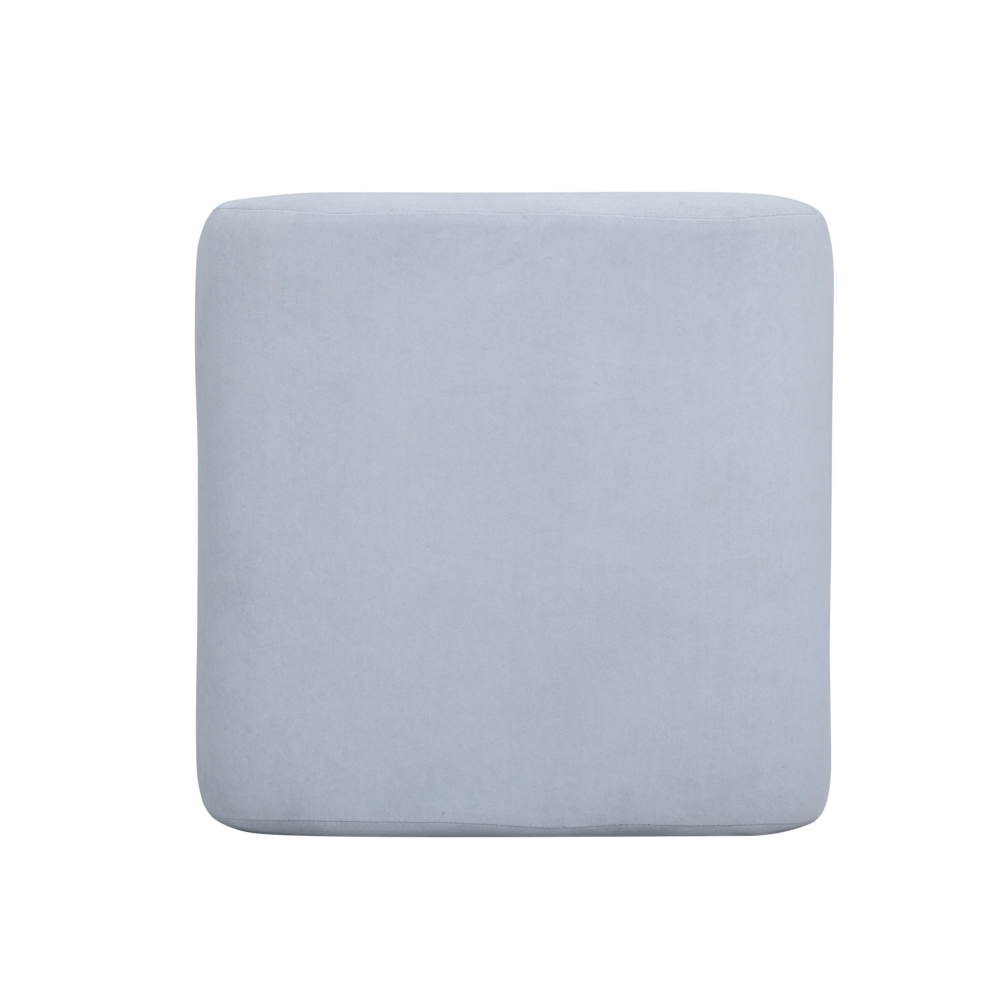 Desi Performance Velvet Ottoman