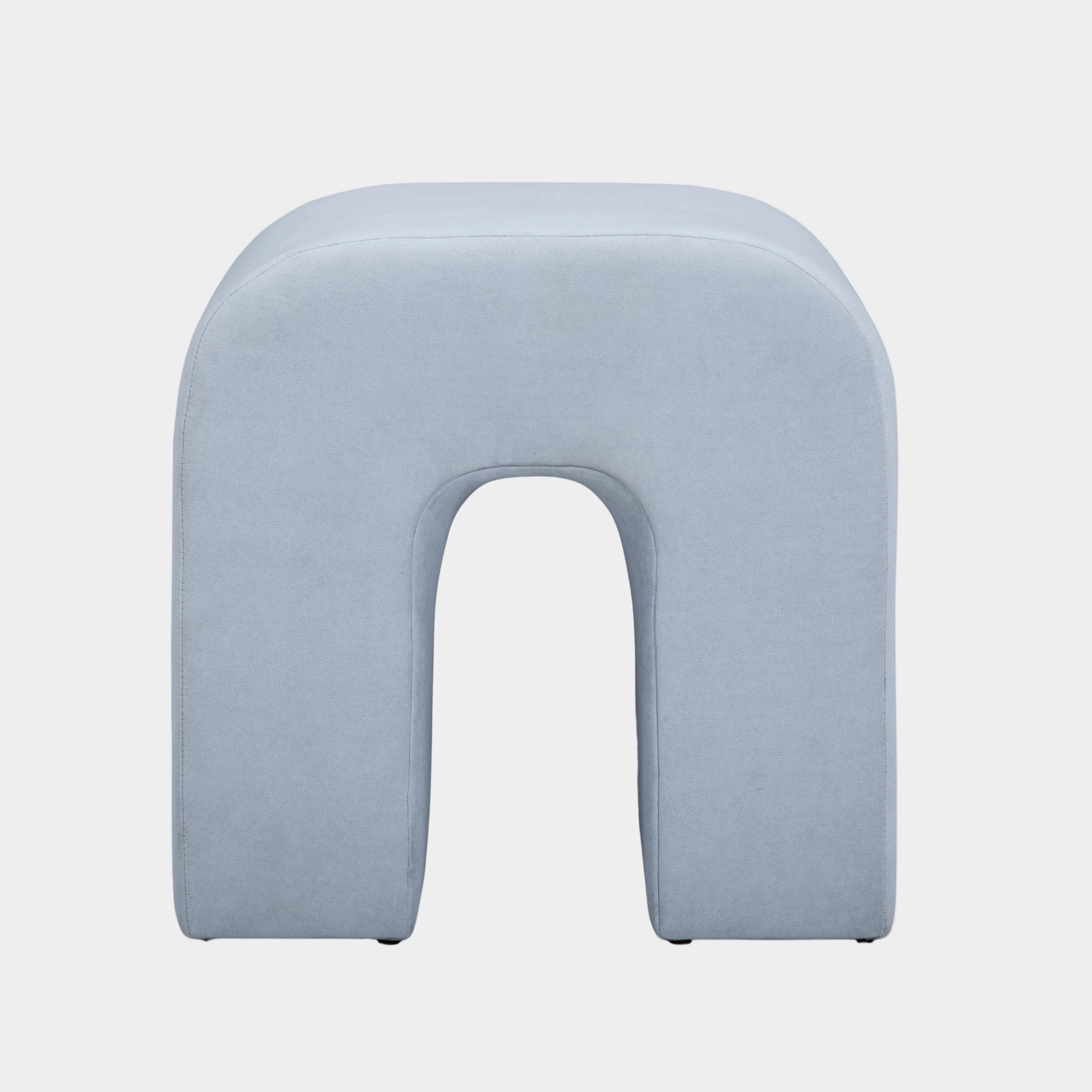 Desi Performance Velvet Ottoman