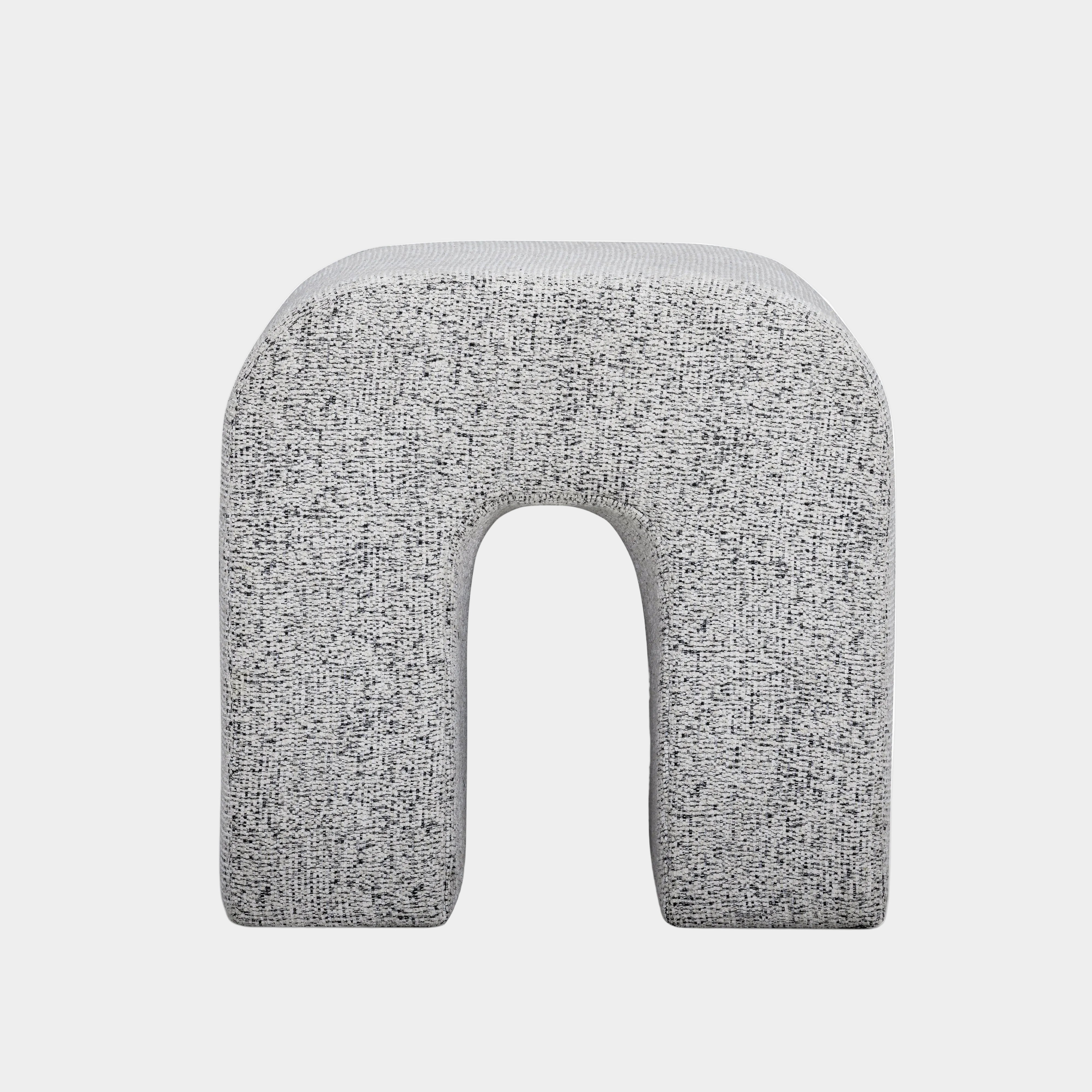 Desi Woven Performance Fabric Ottoman