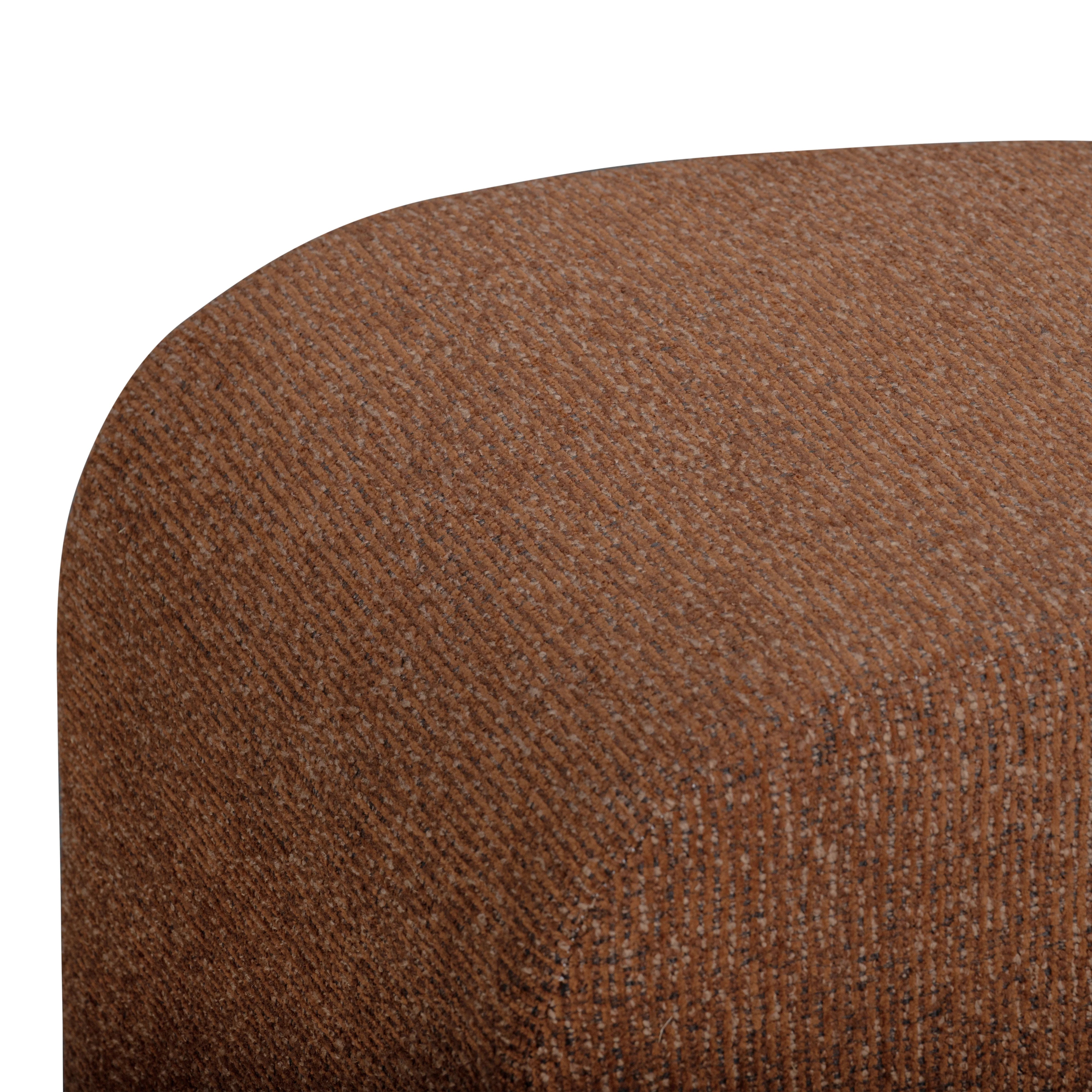 Desi Woven Performance Fabric Ottoman