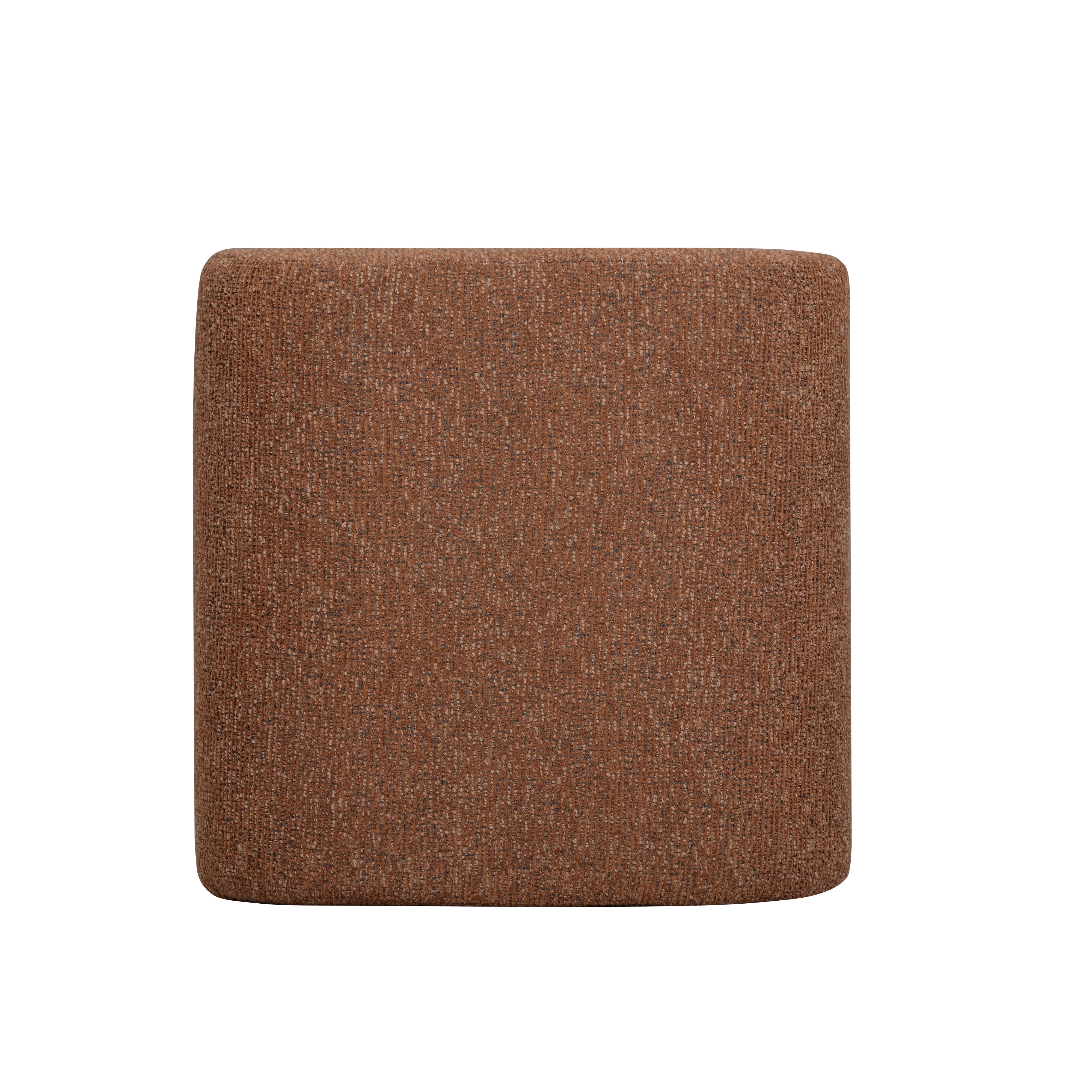 Desi Woven Performance Fabric Ottoman
