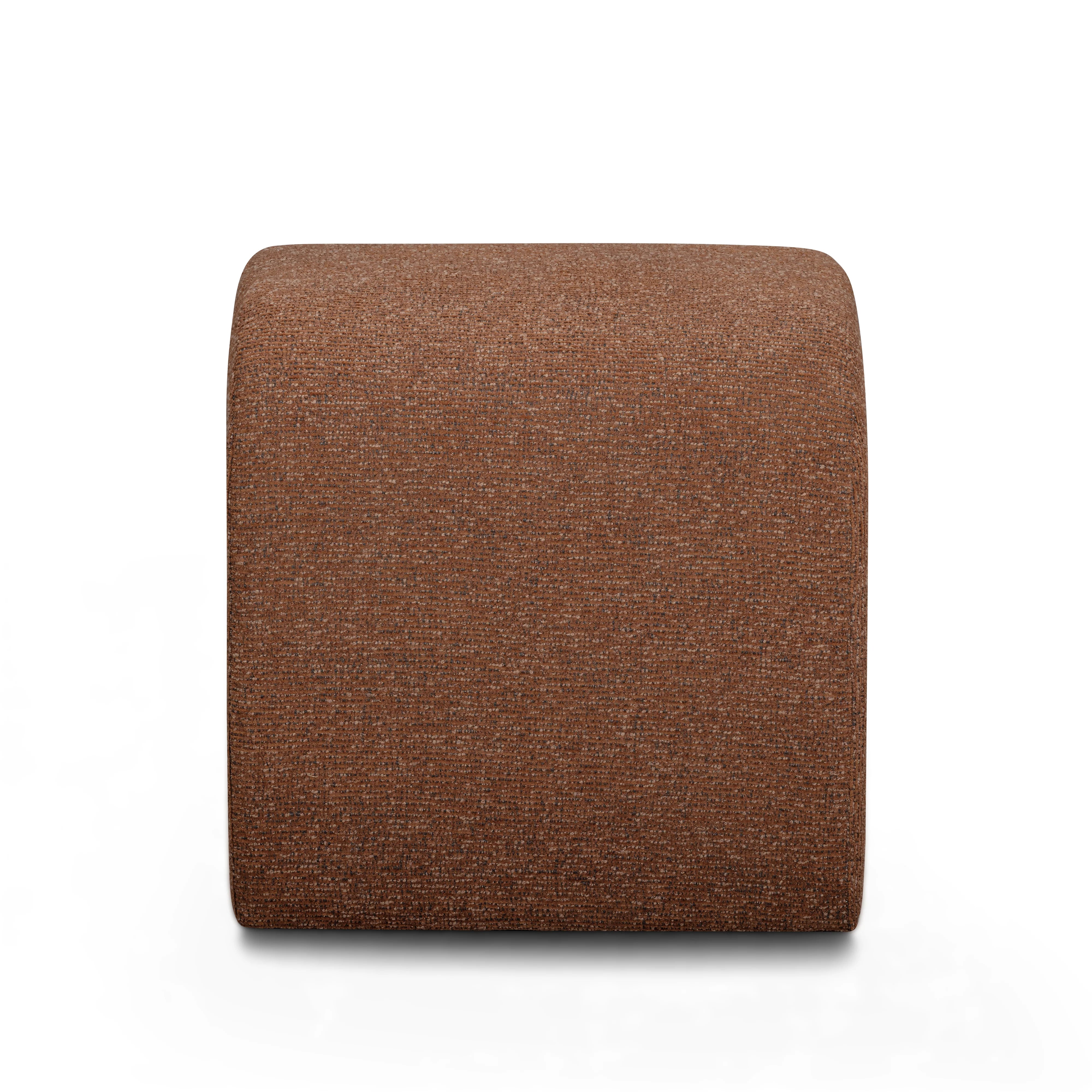 Desi Woven Performance Fabric Ottoman