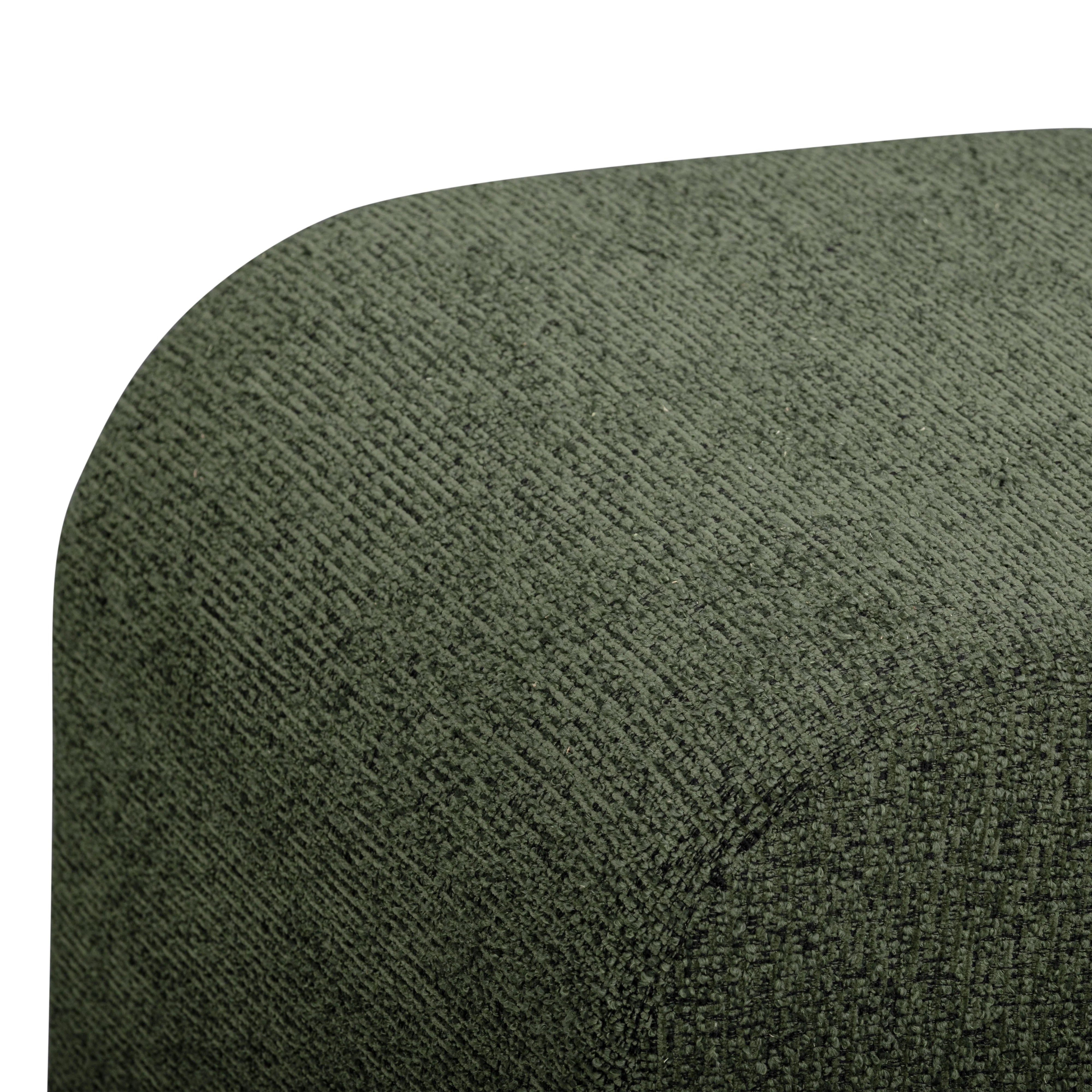 Desi Woven Performance Fabric Ottoman